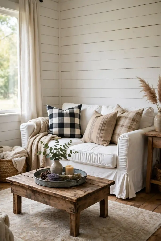 Farmhouse Slipcovered Sofas