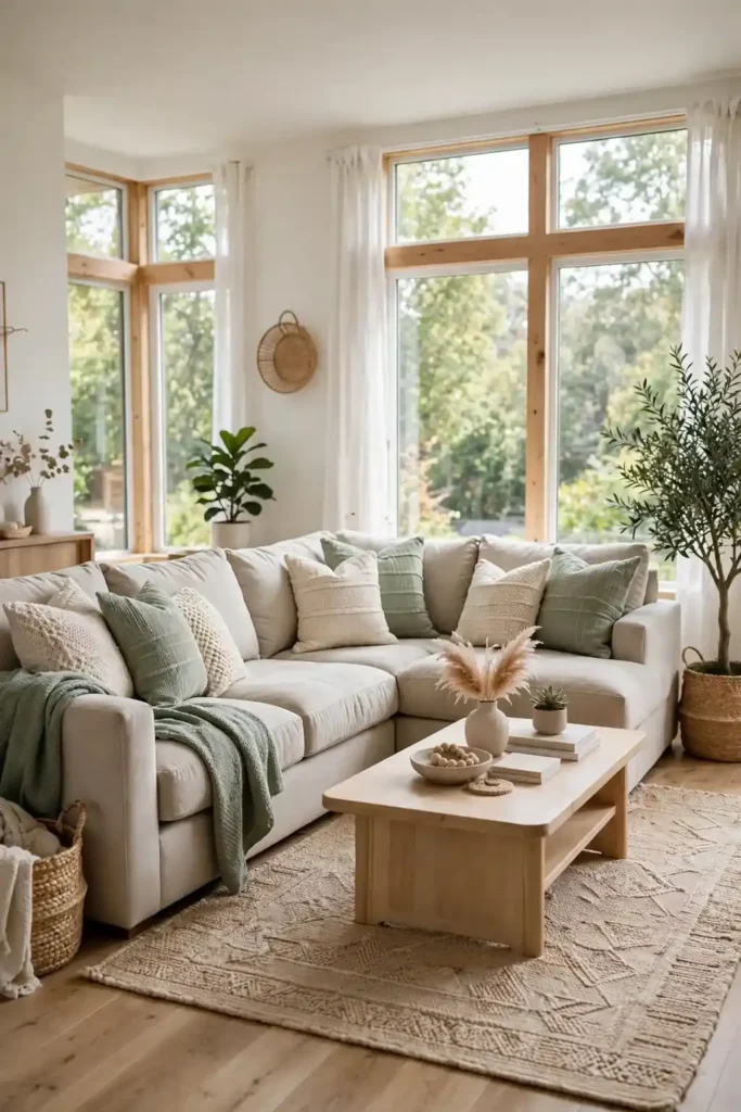 Plush Sectional Comfort