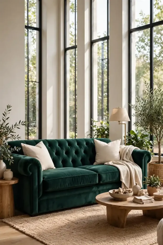 Velvet Chesterfield Sofas
