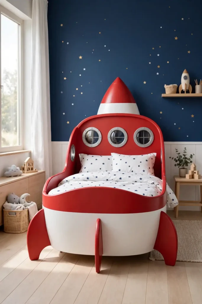 Rocket Ship Bed