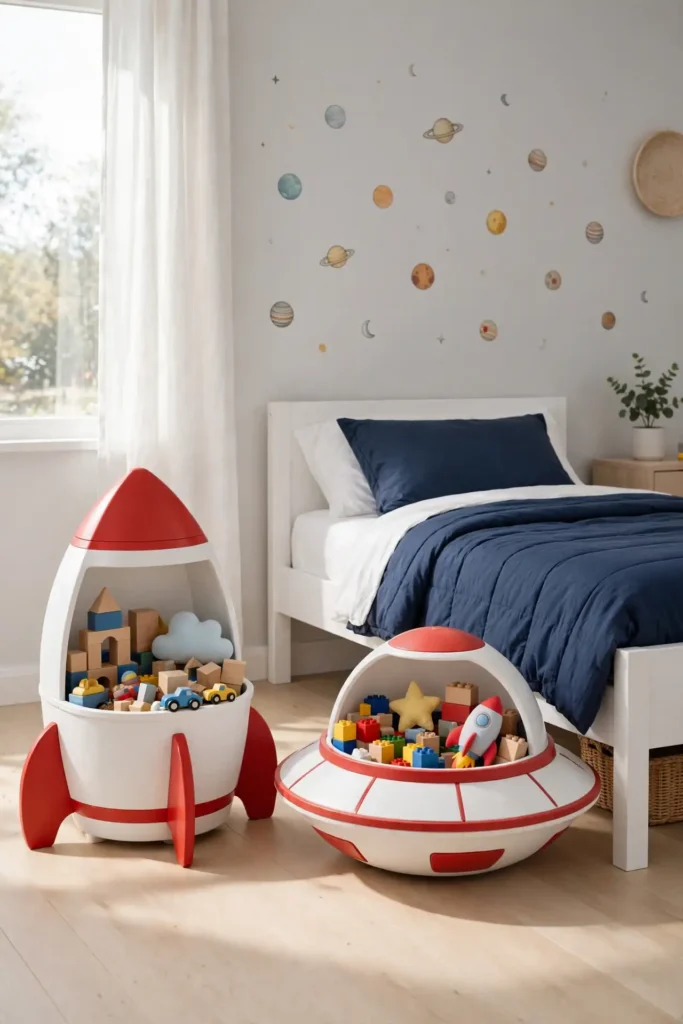 Spaceship Toy Storage