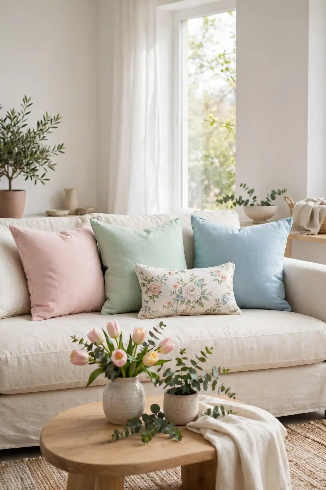 Pastel Throw Pillows