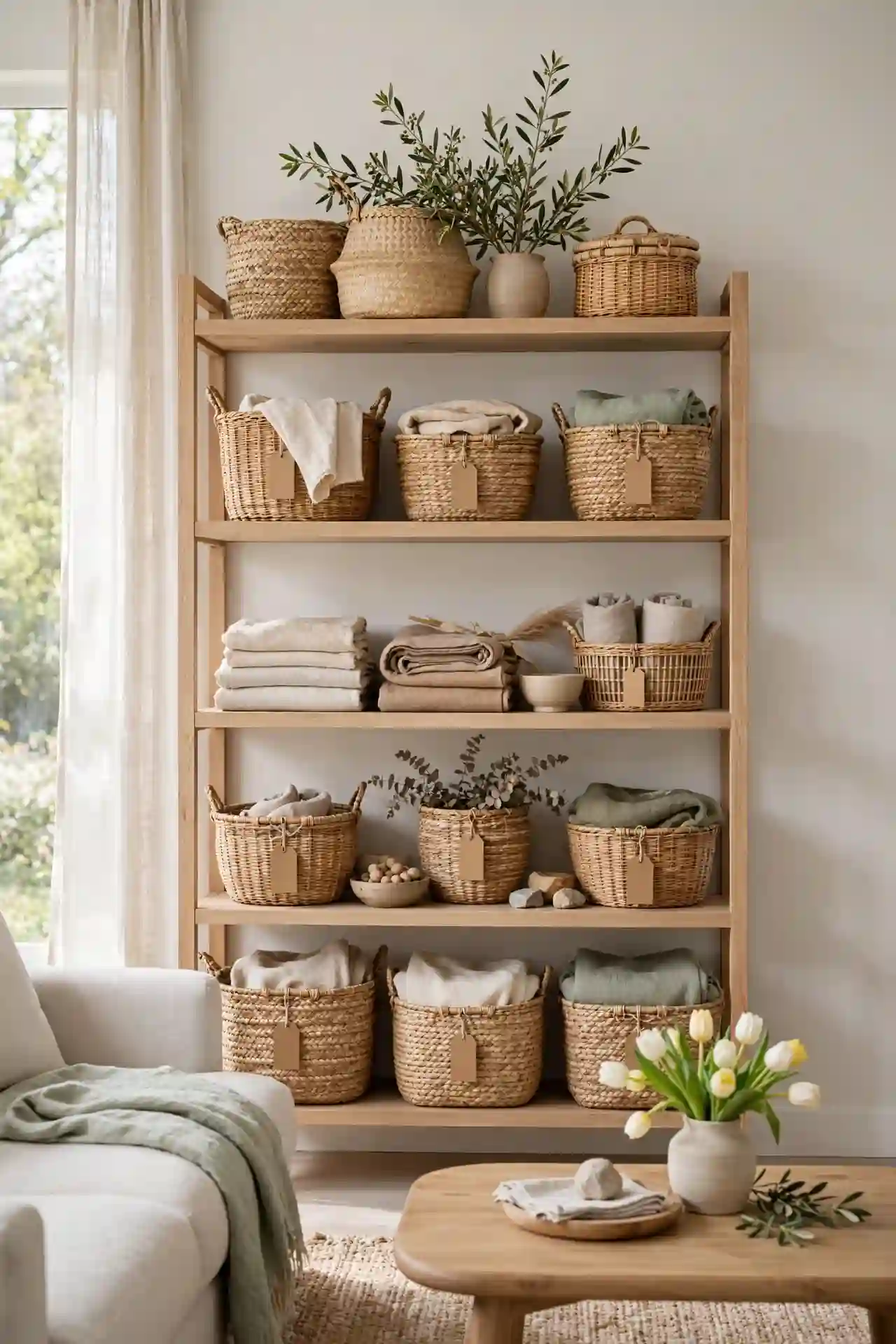Woven Basket Storage