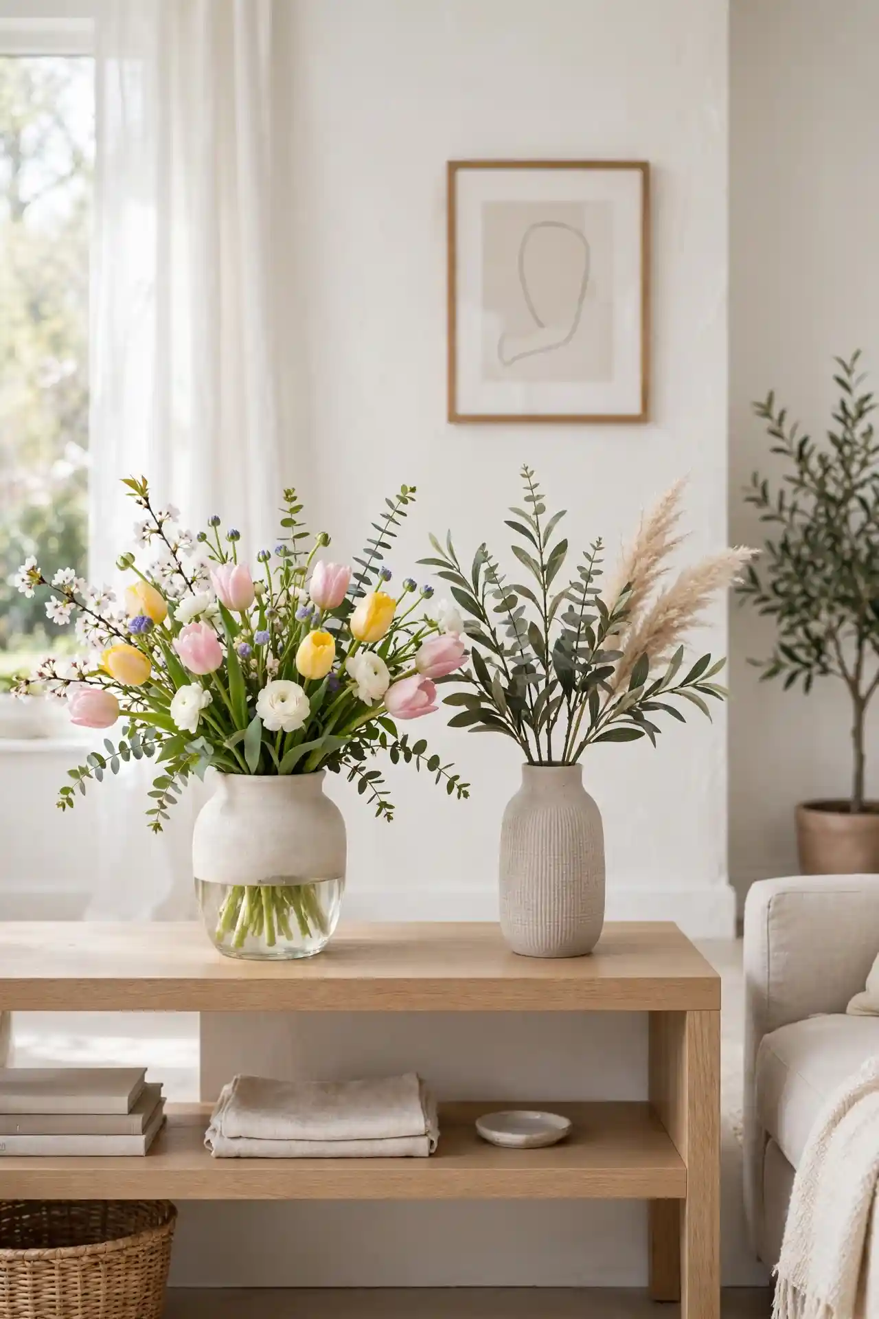 Fresh Versus Faux Stems