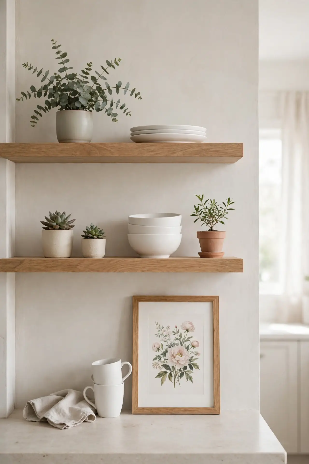 Open Shelf Styling