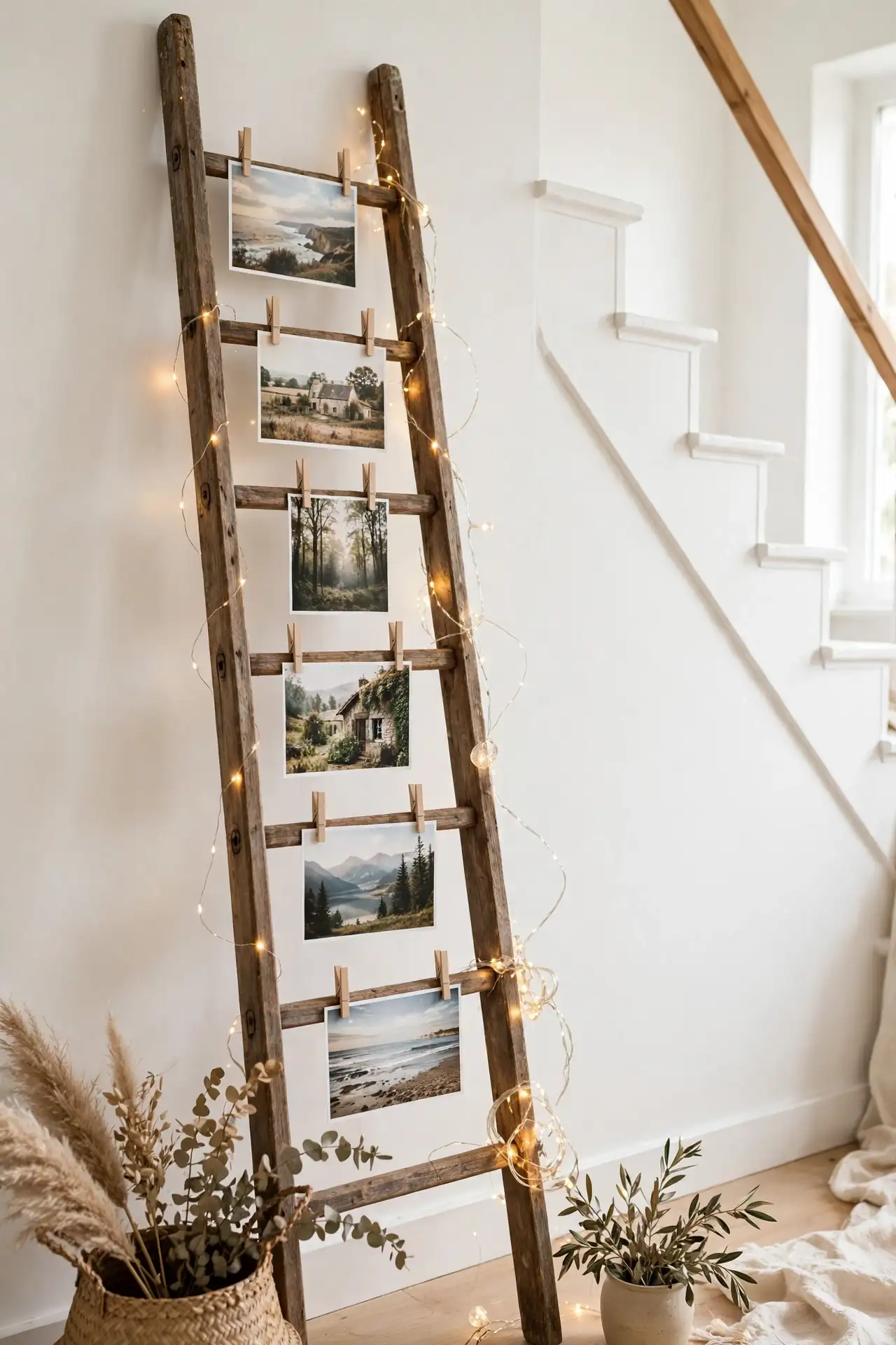 Rustic Ladder Display