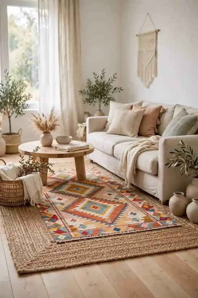 Layering Small Rugs