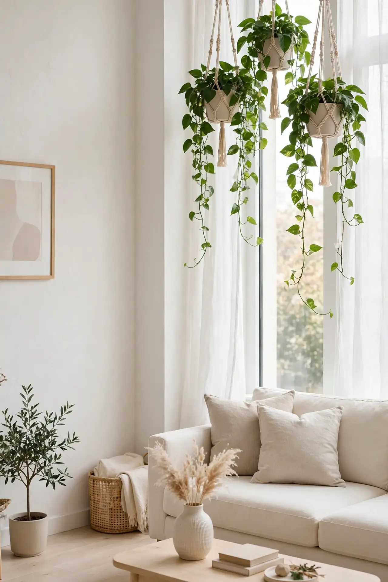 Ceiling Hung Plants