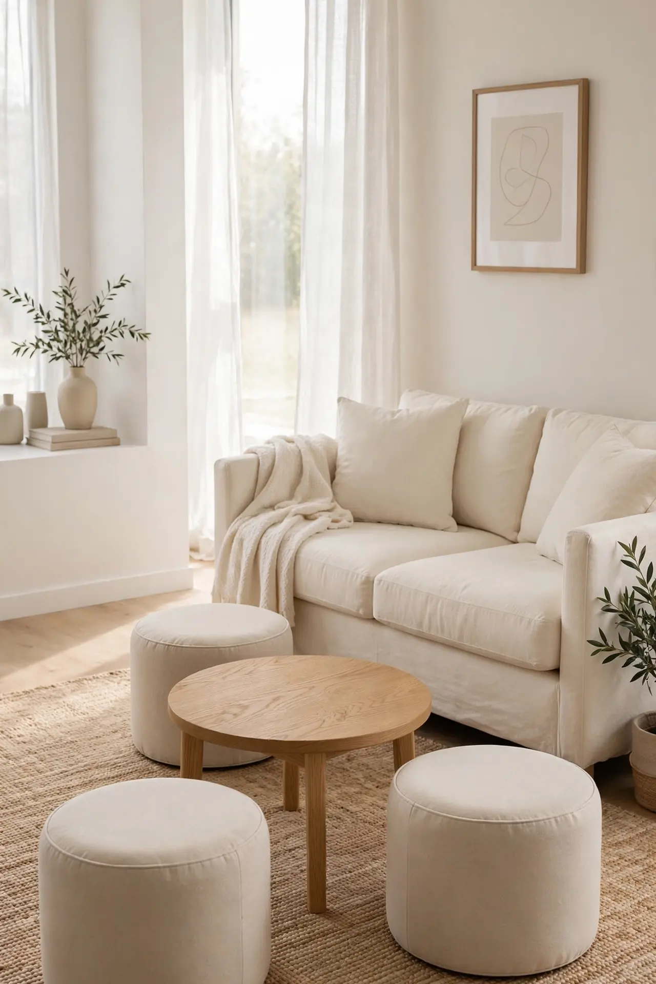 Storage Ottoman Trio