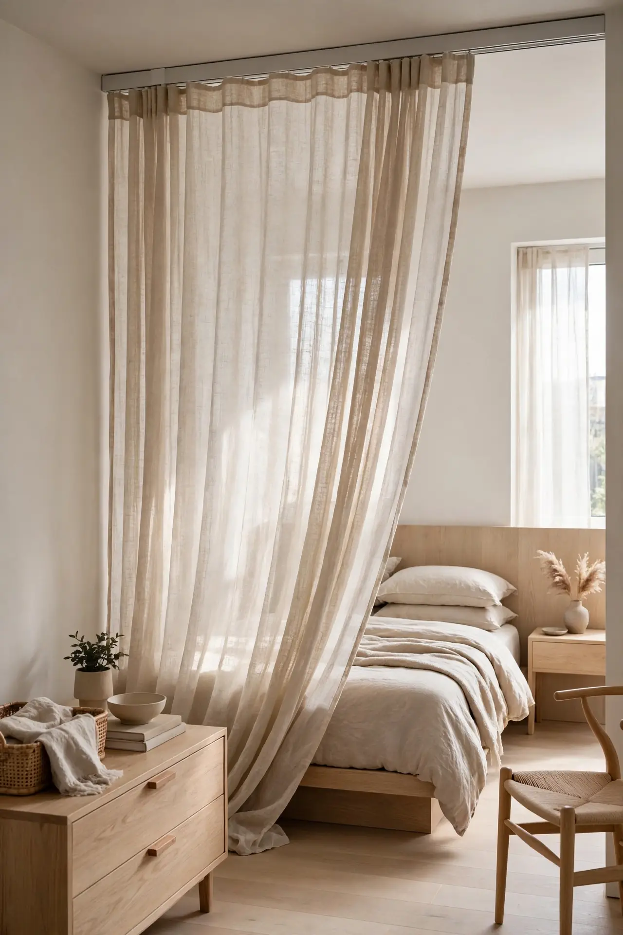 Sliding Curtain Divider