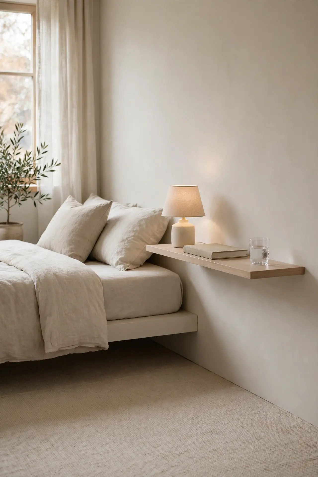 Floating Nightstand Ledge