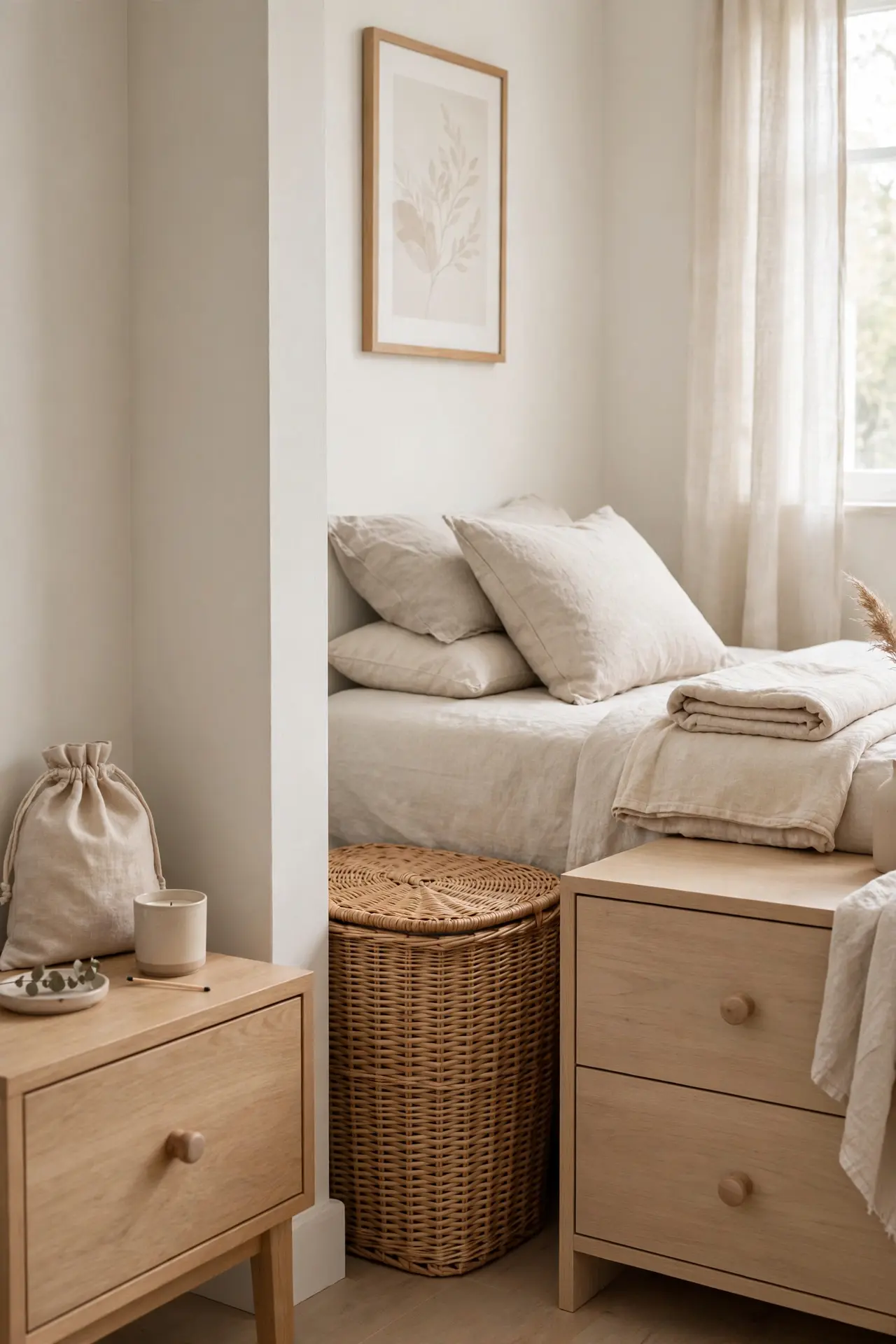 Hidden Hamper Nook