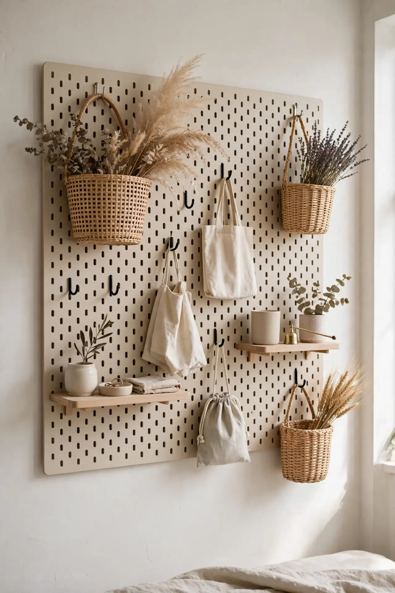 Pegboard Command Center