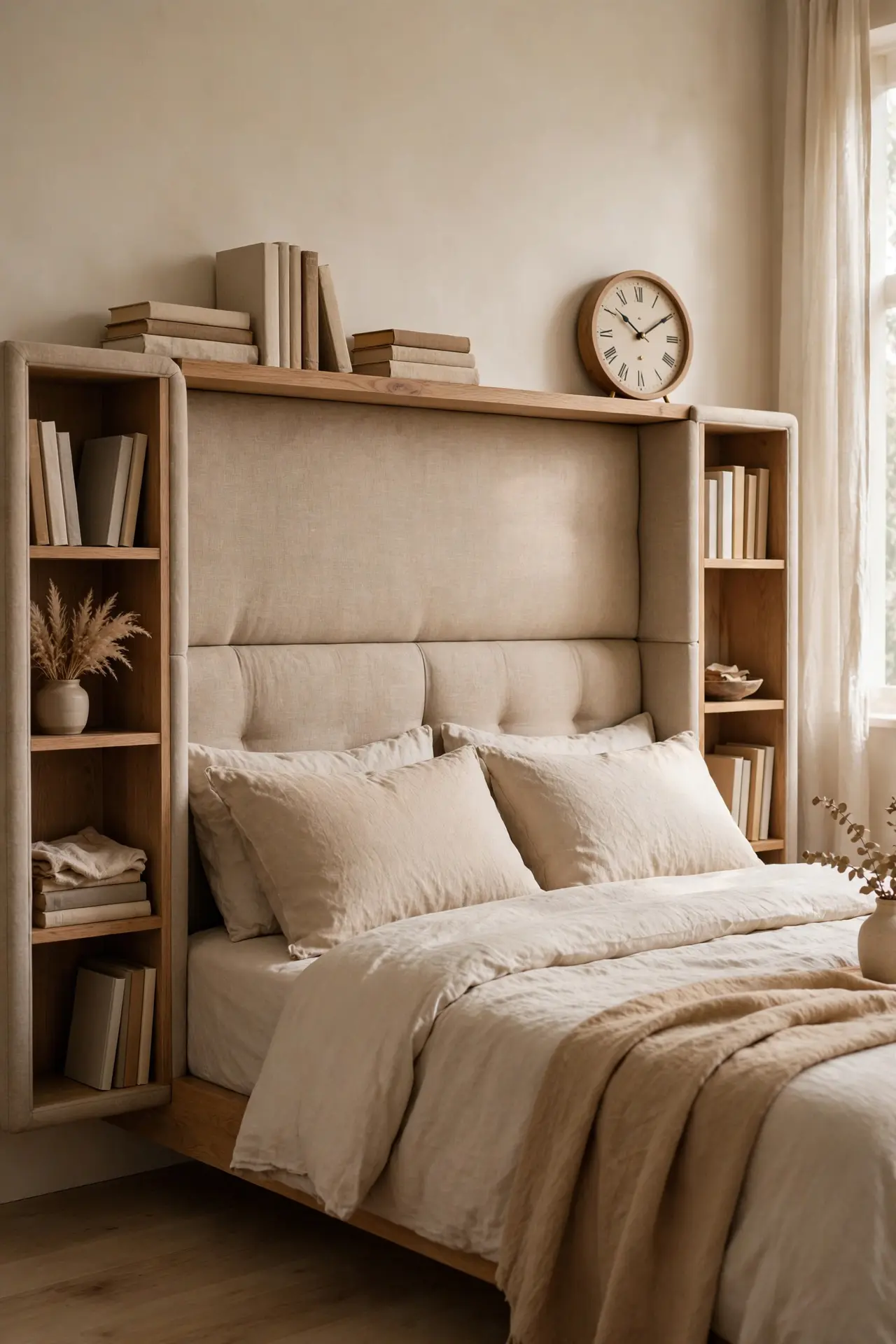 Storage Headboard Wall