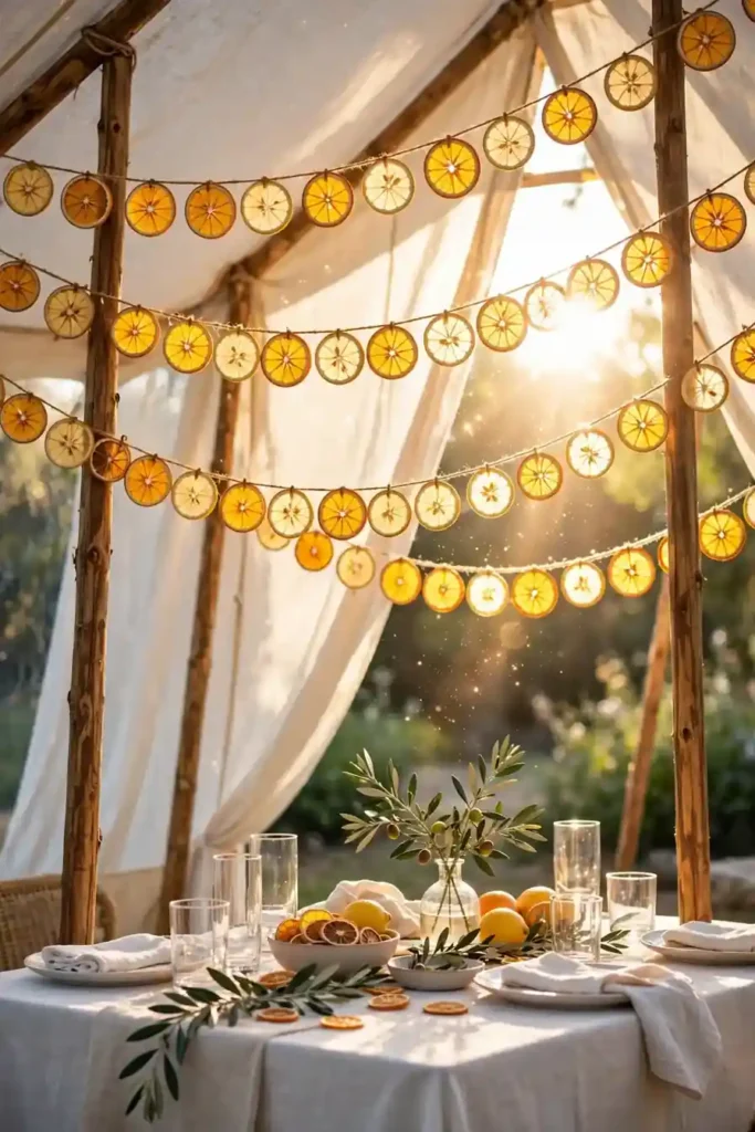 Citrus Slice Garlands