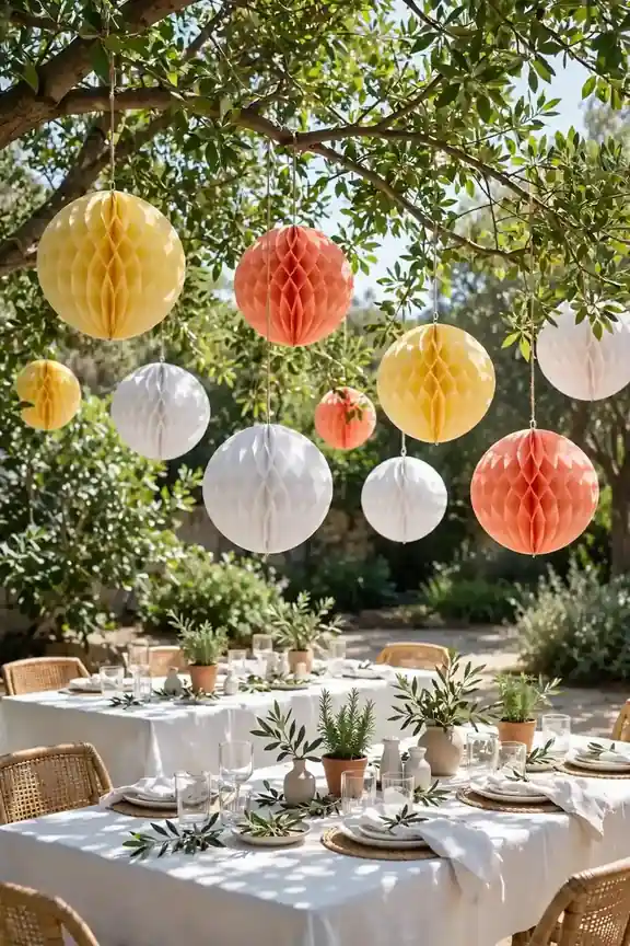 Honeycomb Paper Lanterns