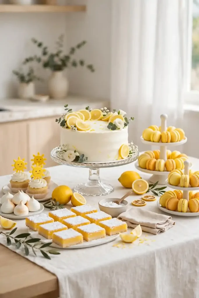 Sunshine Dessert Table