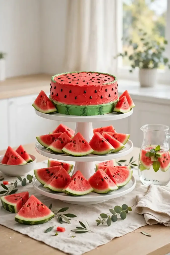 Watermelon Cake Display