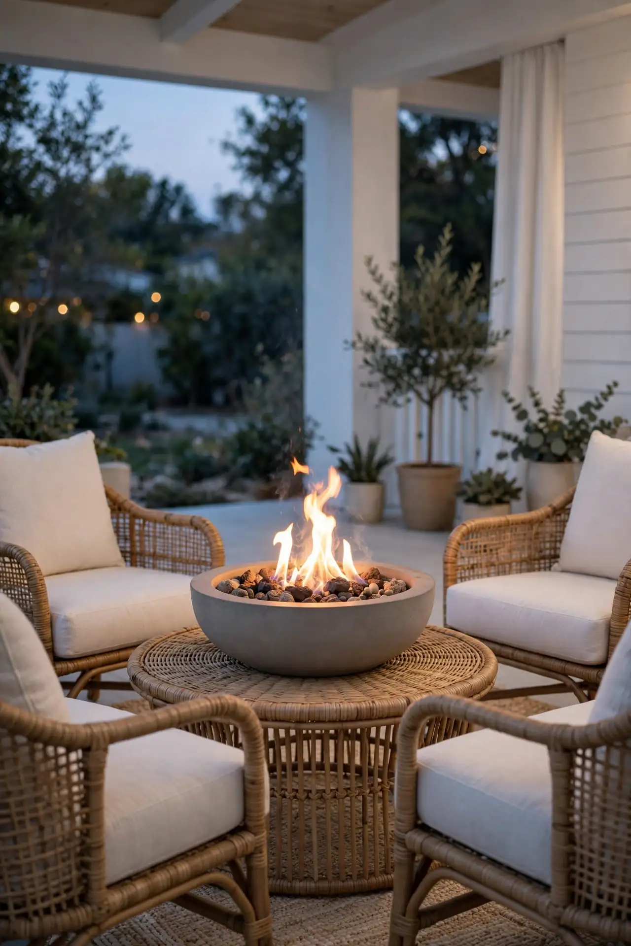 Fire Bowl Centerpiece