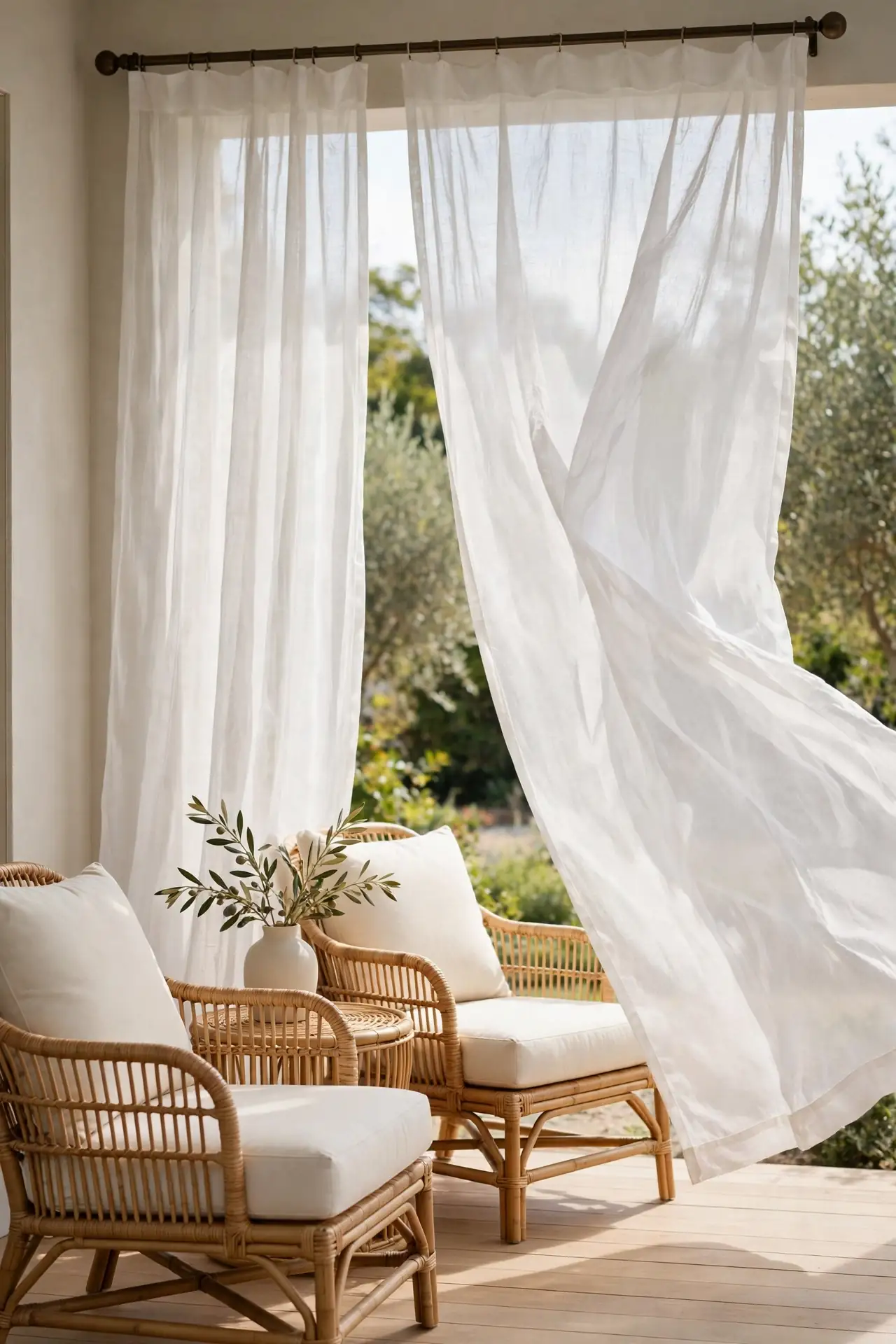 Linen Shade Curtains