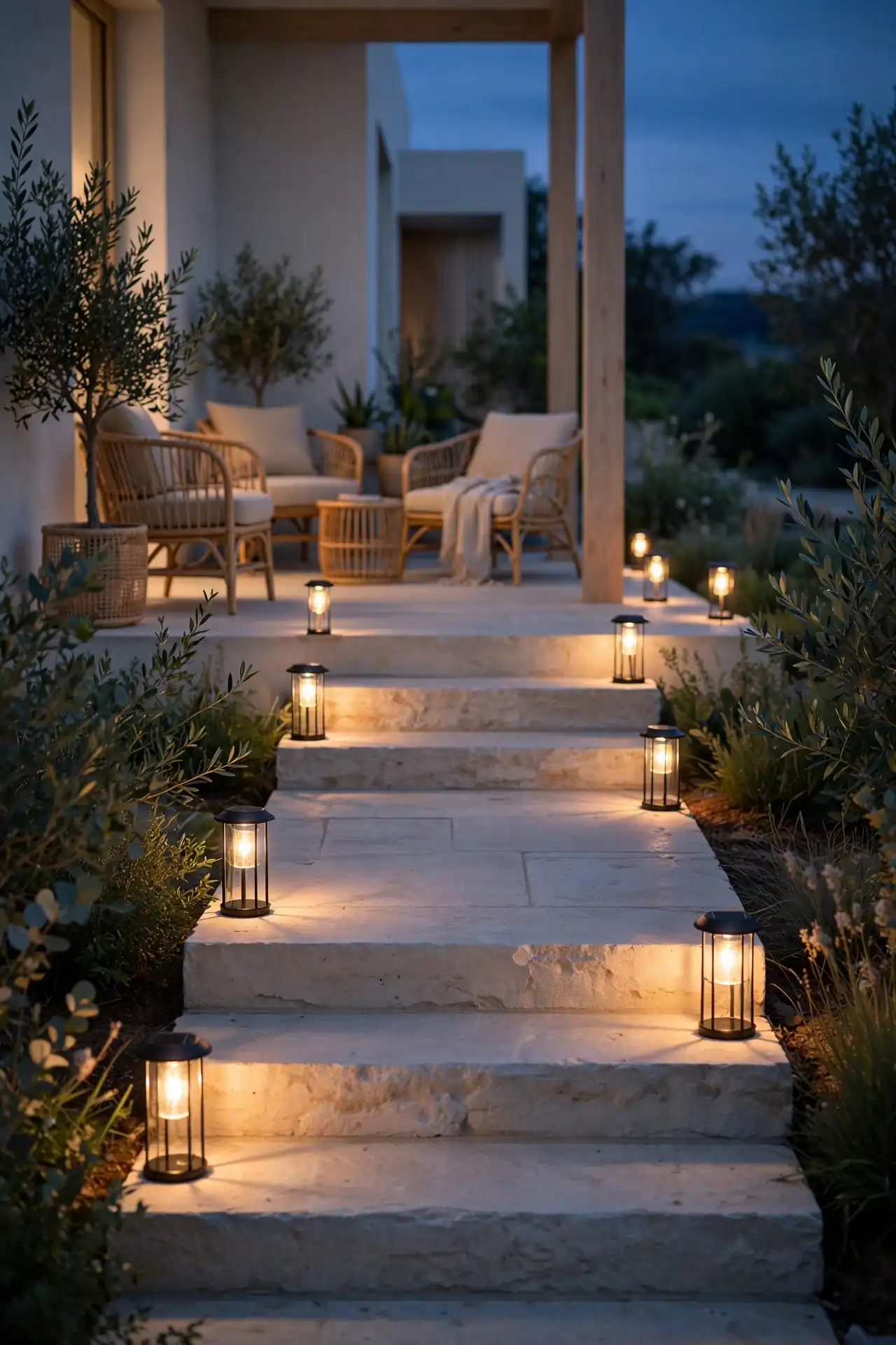 Solar Lantern Path