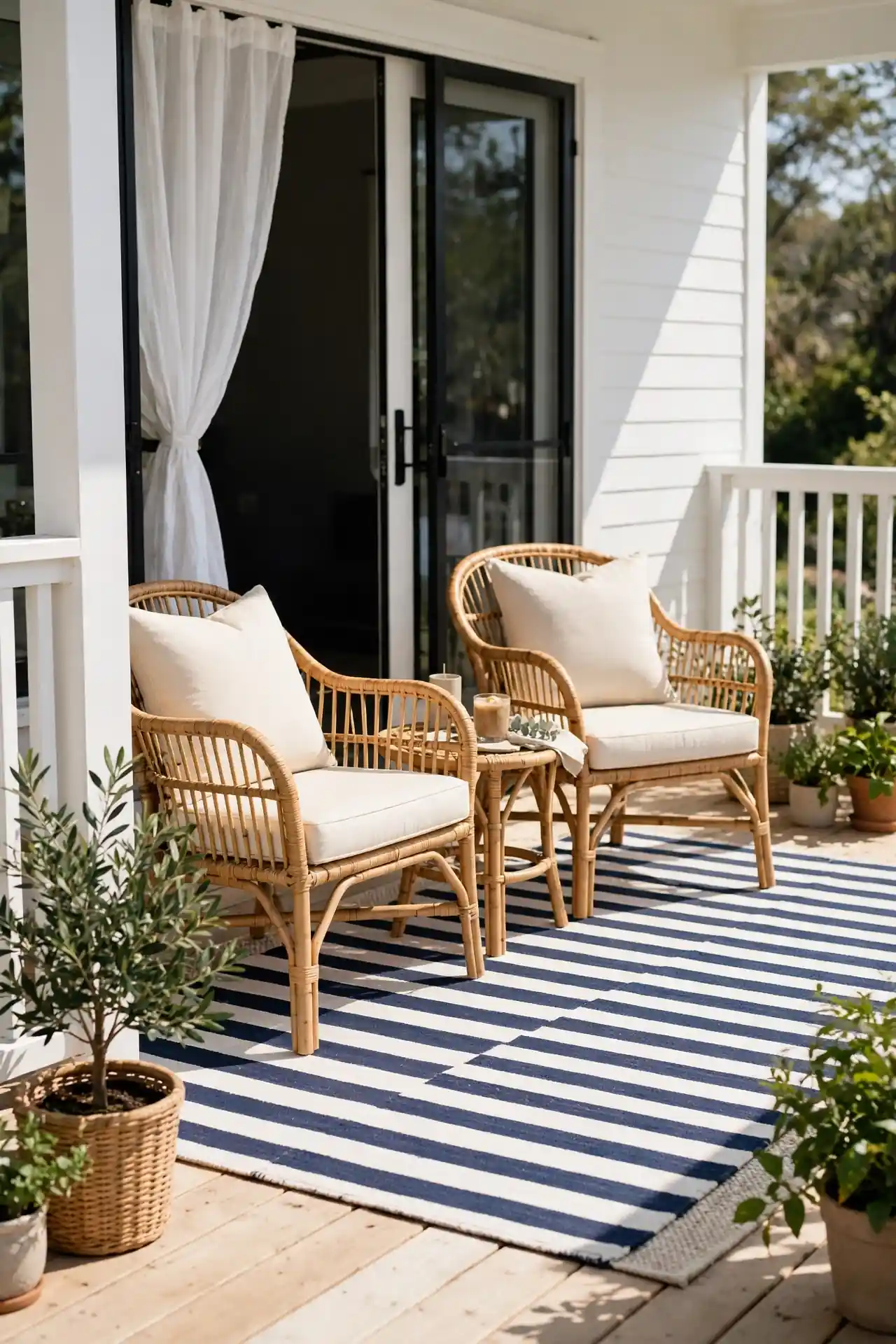 Striped Outdoor Rug