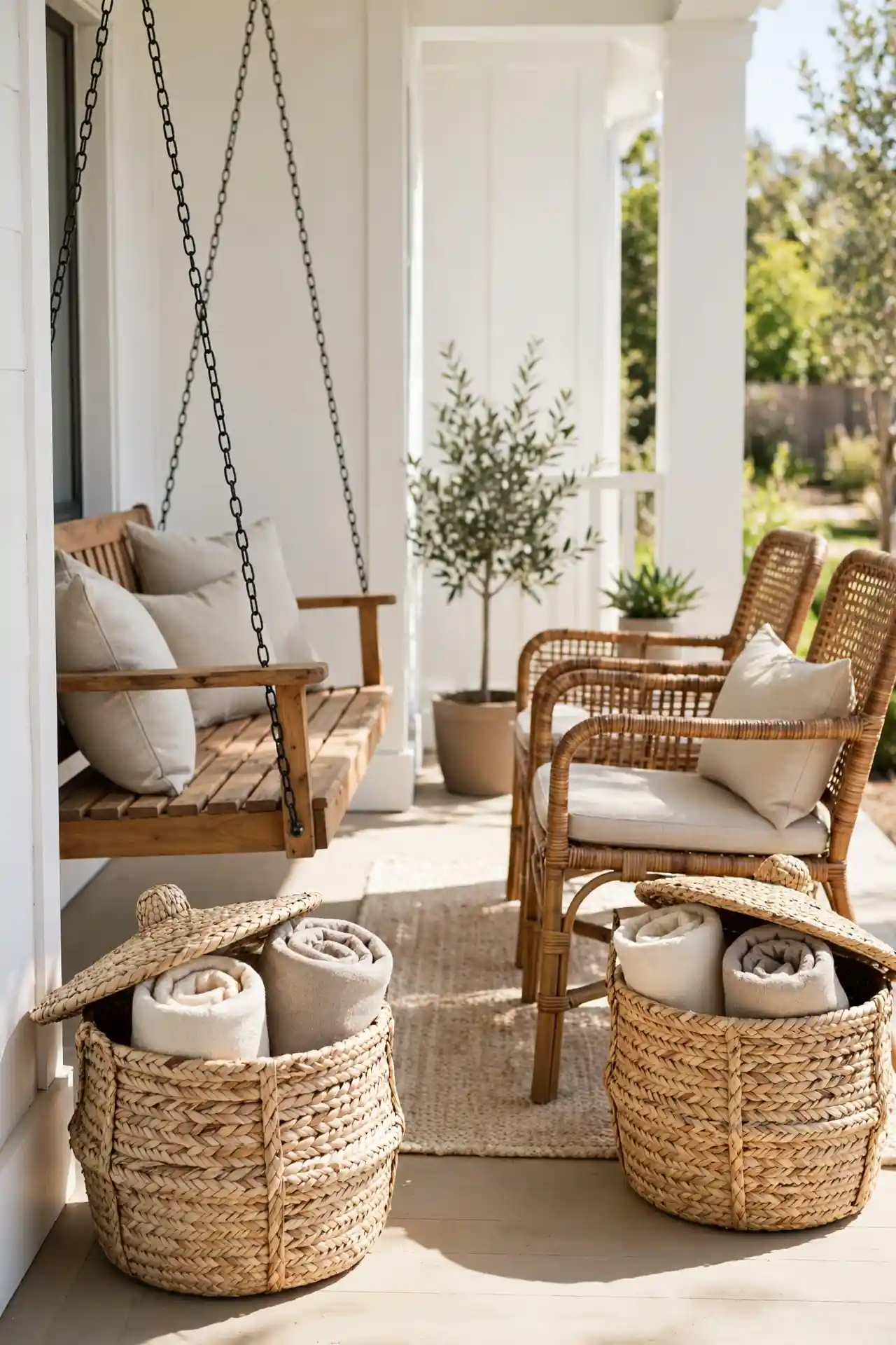 Woven Throw Baskets