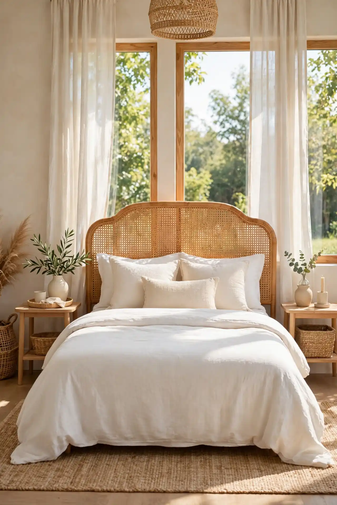 Rattan Headboard Refresh