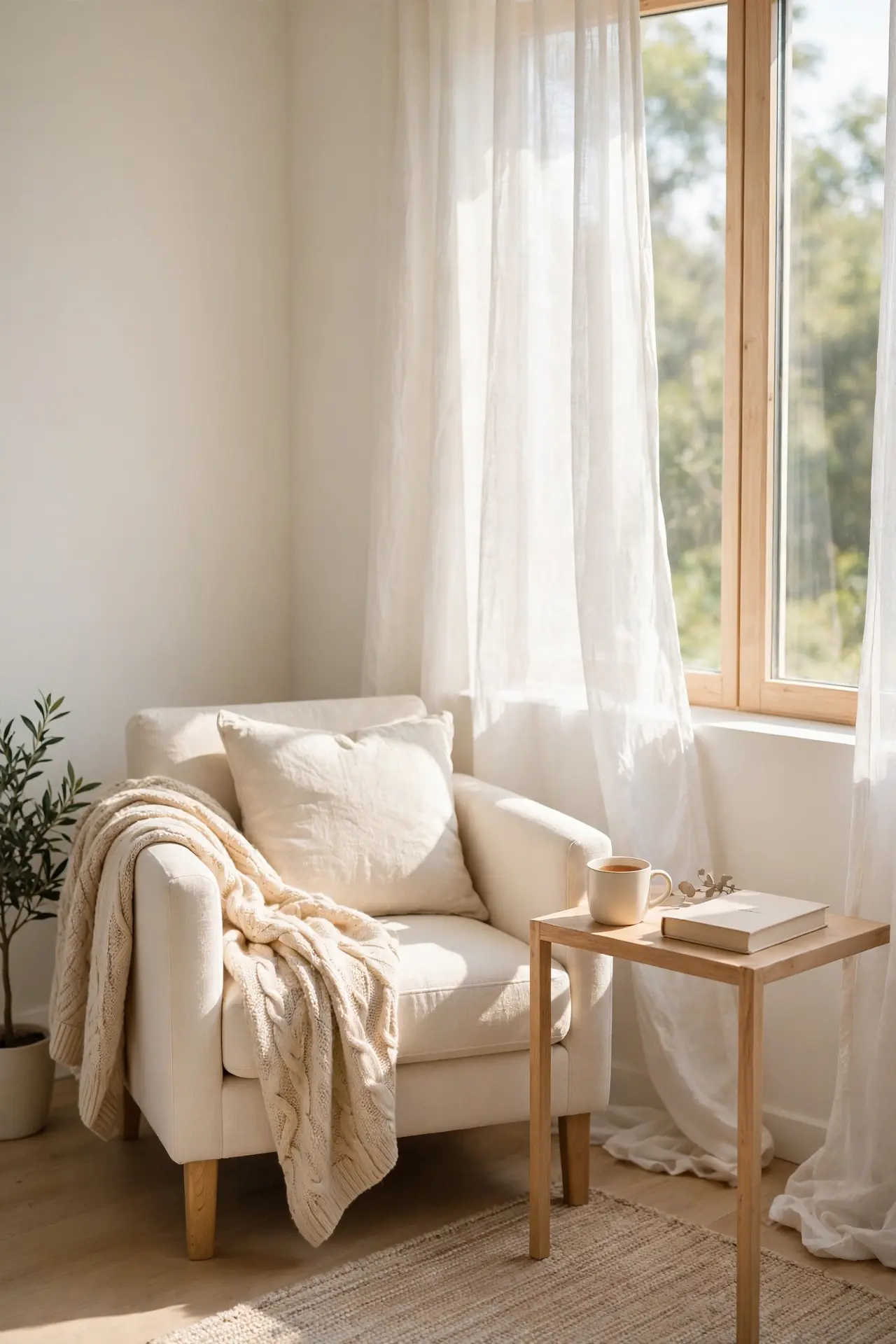 Sunlit Reading Corner