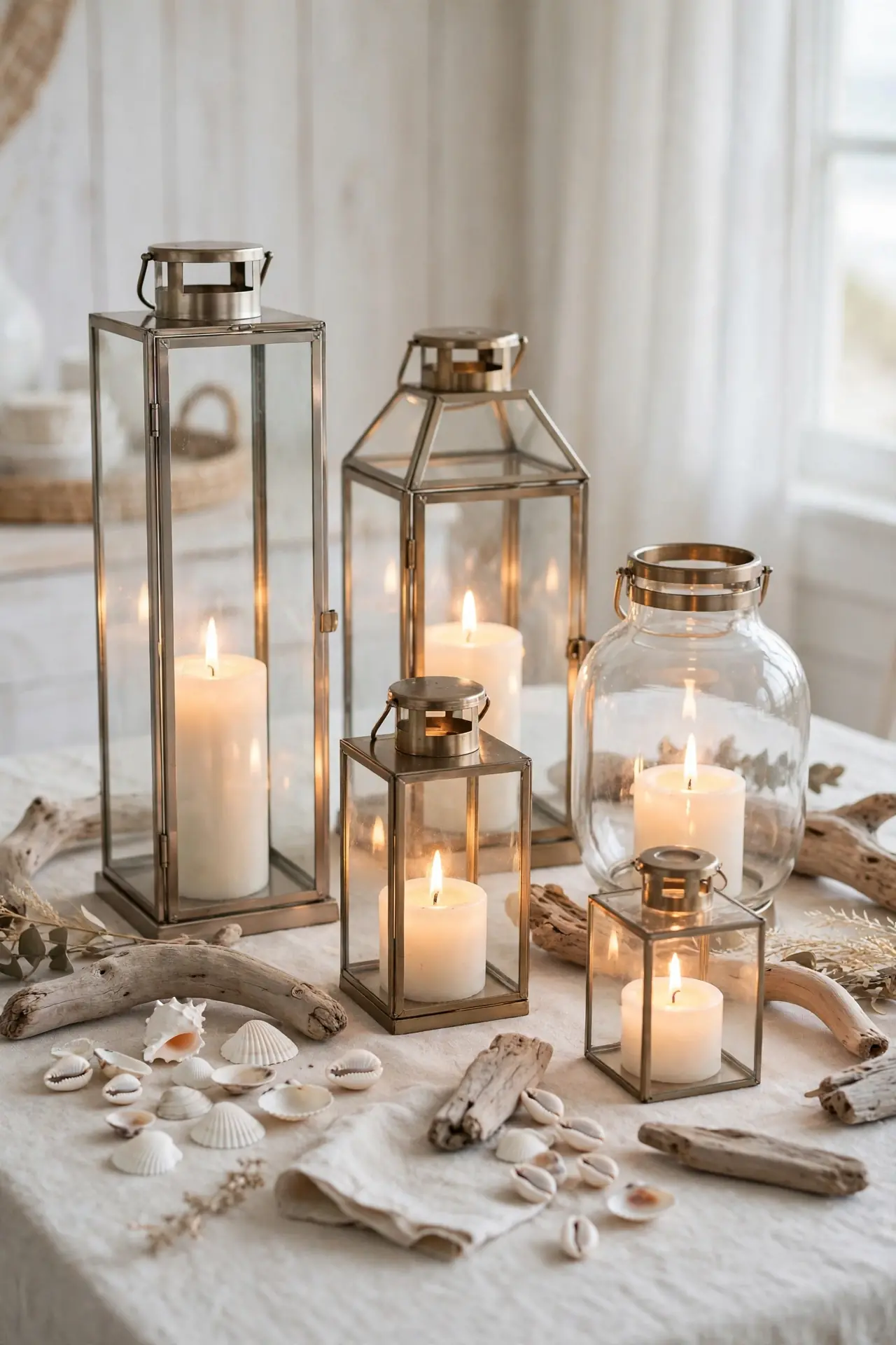 Coastal Lantern Corners
