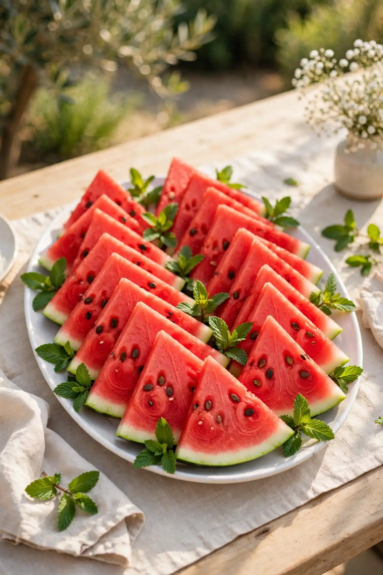 Watermelon Slice Fans