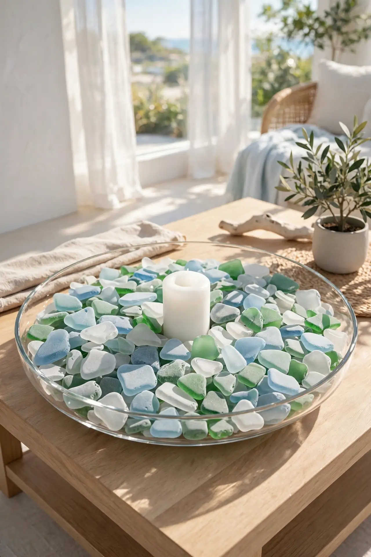 Beach Glass Bowl