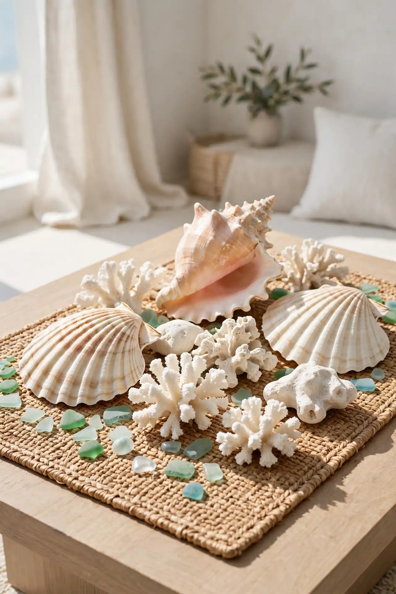 Coastal Shell Display