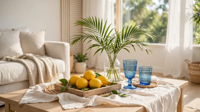 summer coffee table decor ideas
