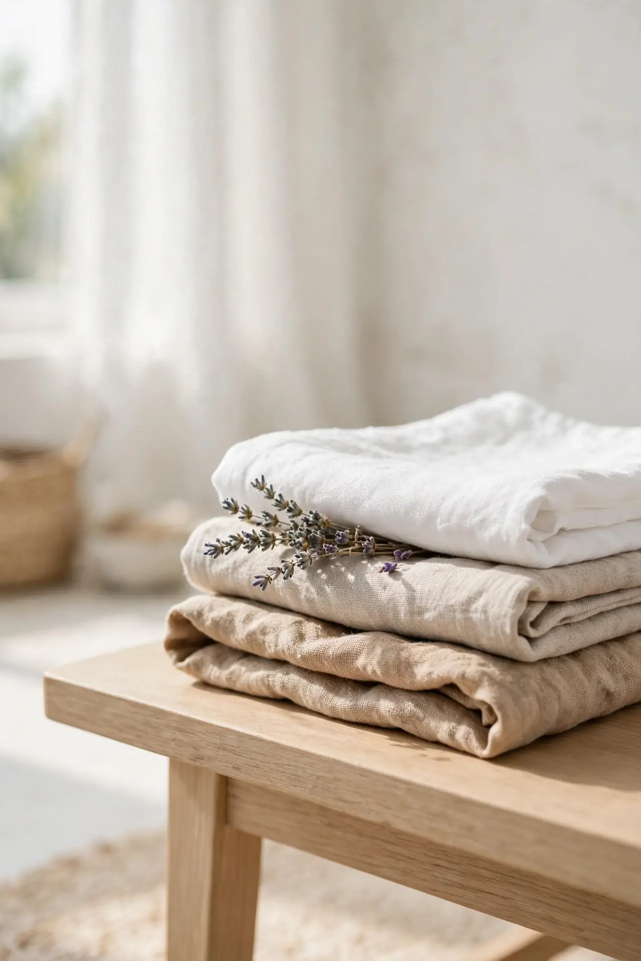 Sandy Linen Stack