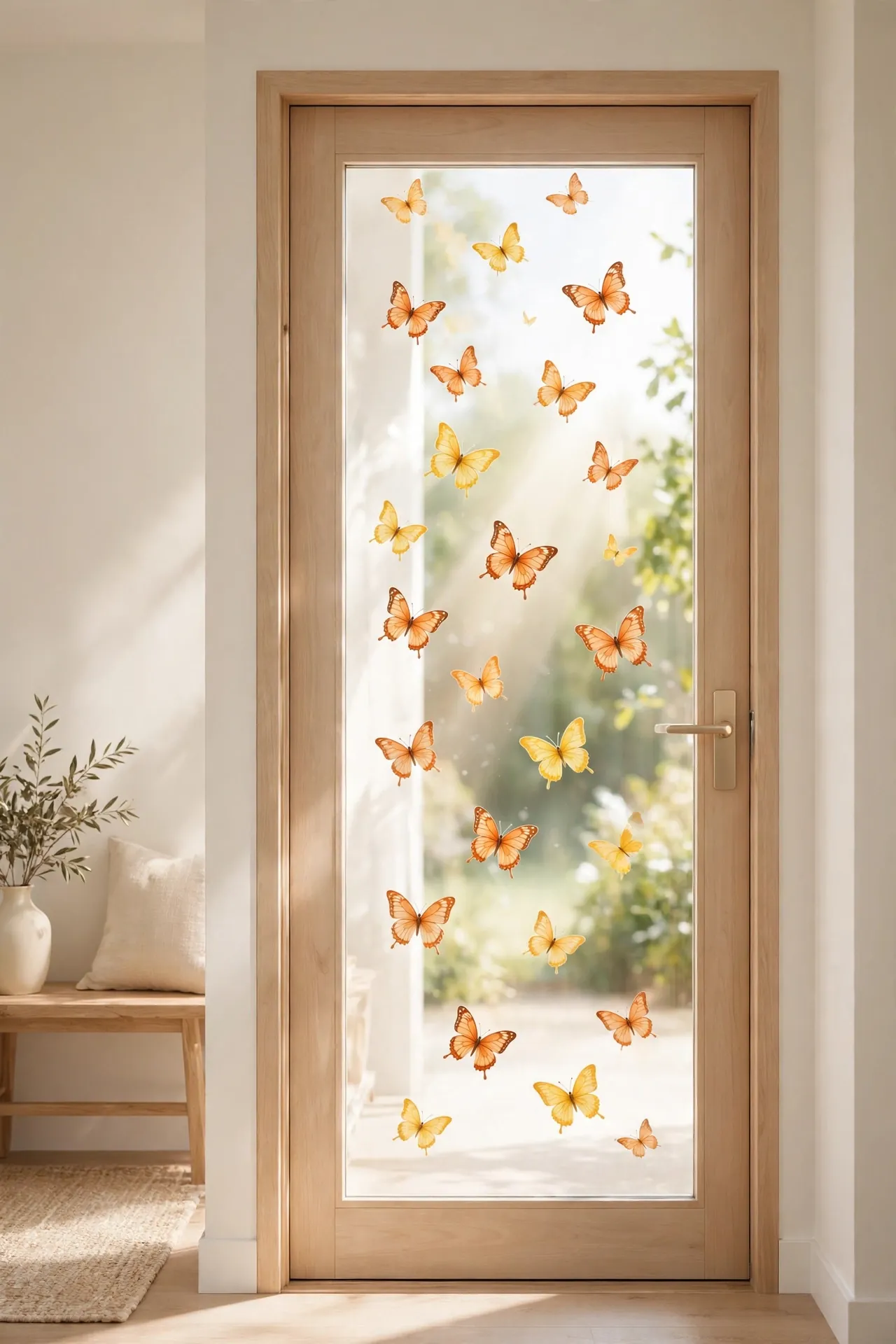 Butterfly Door Decals