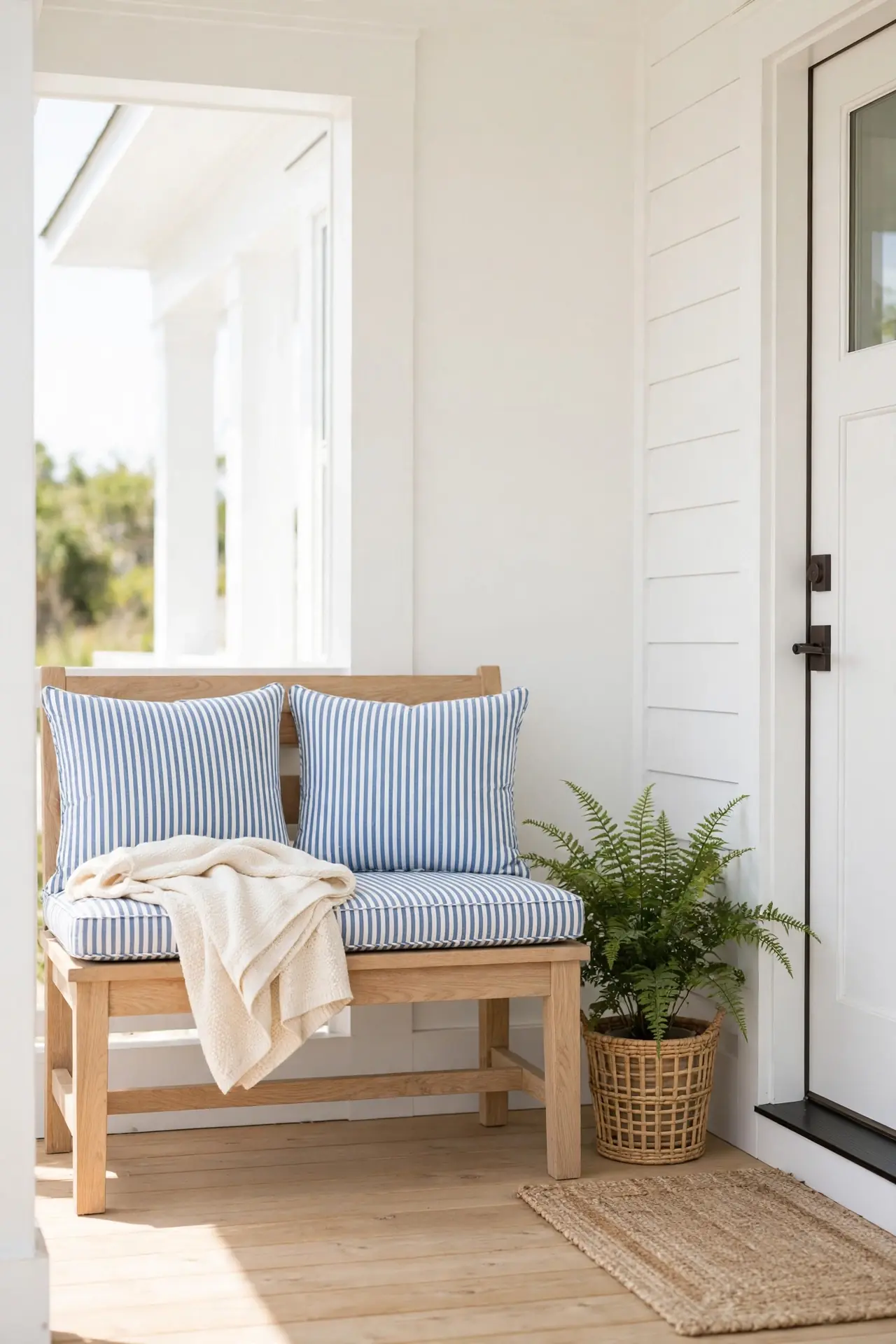 Coastal Bench Styling