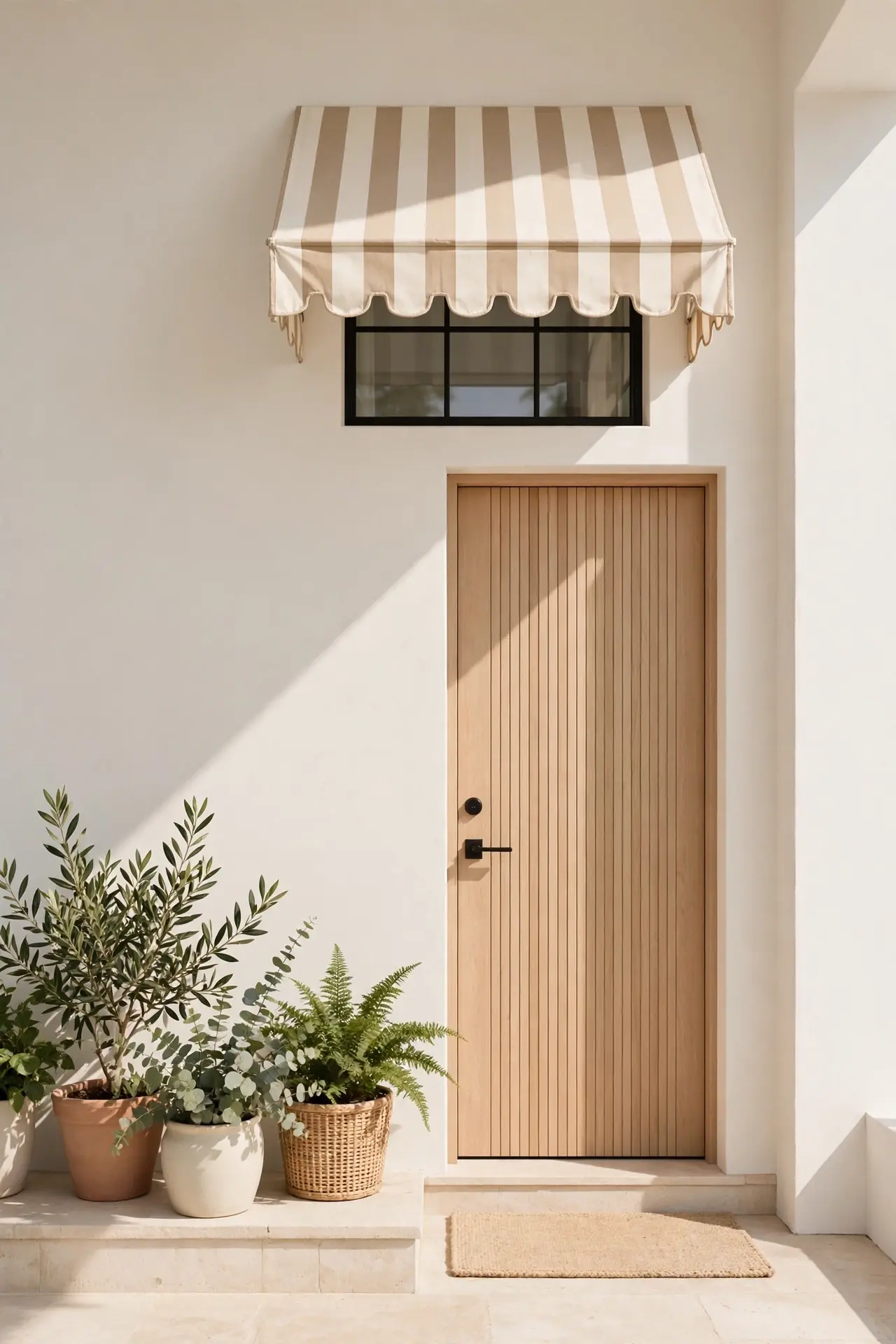 Striped Awning Accent