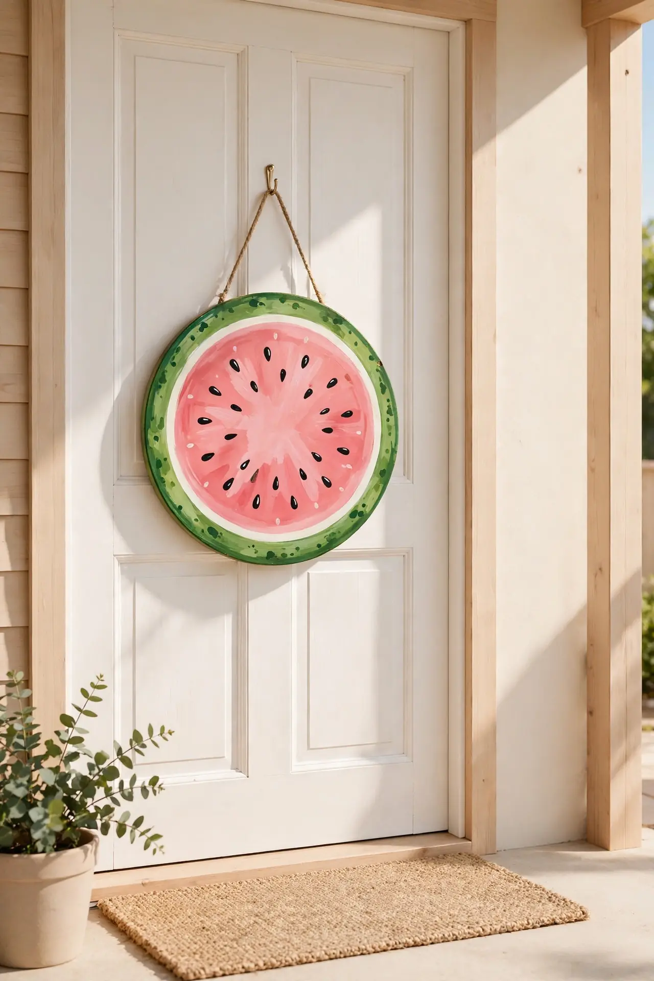 Watermelon Door Sign