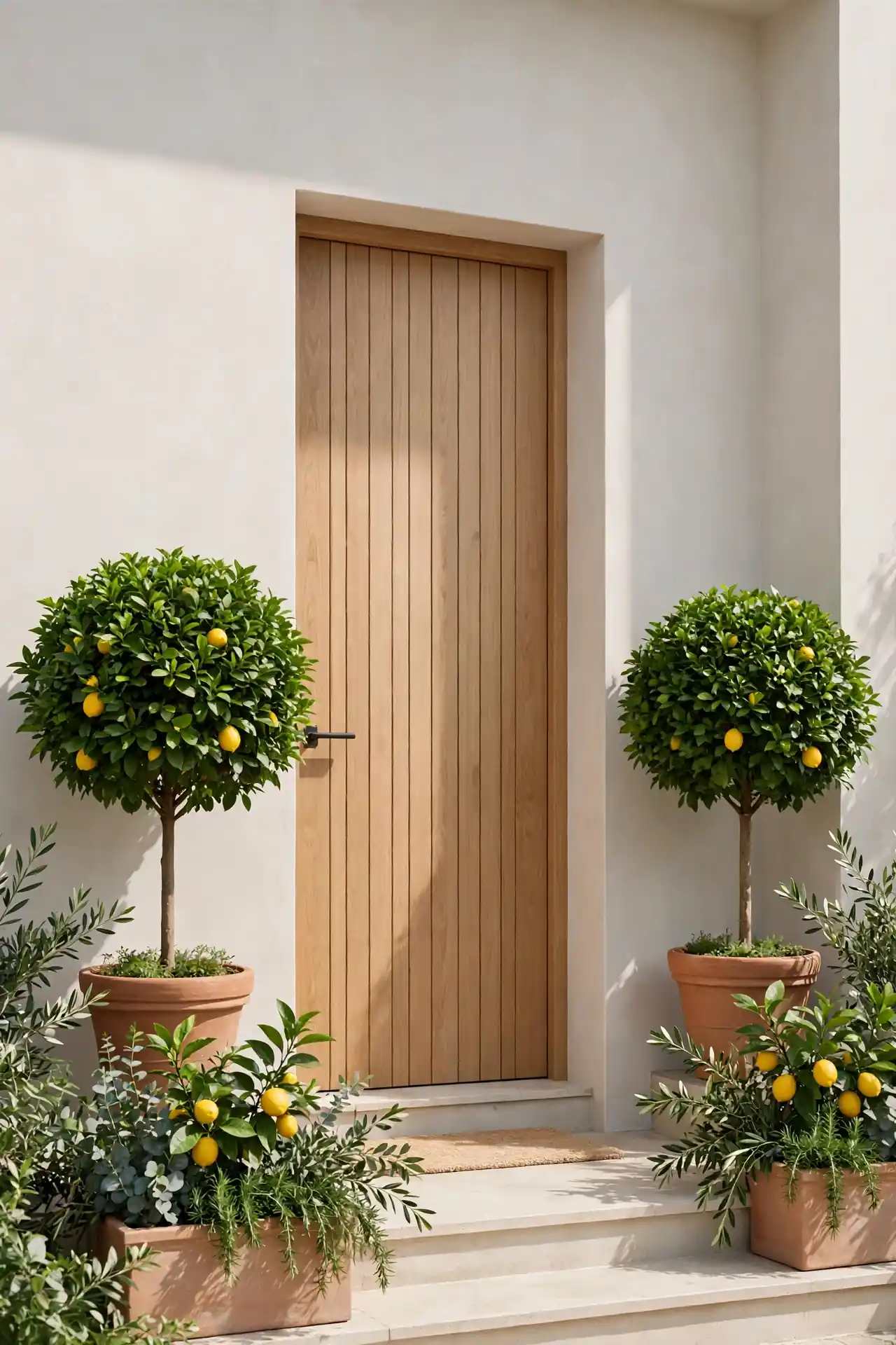 Lemon Topiary Pair