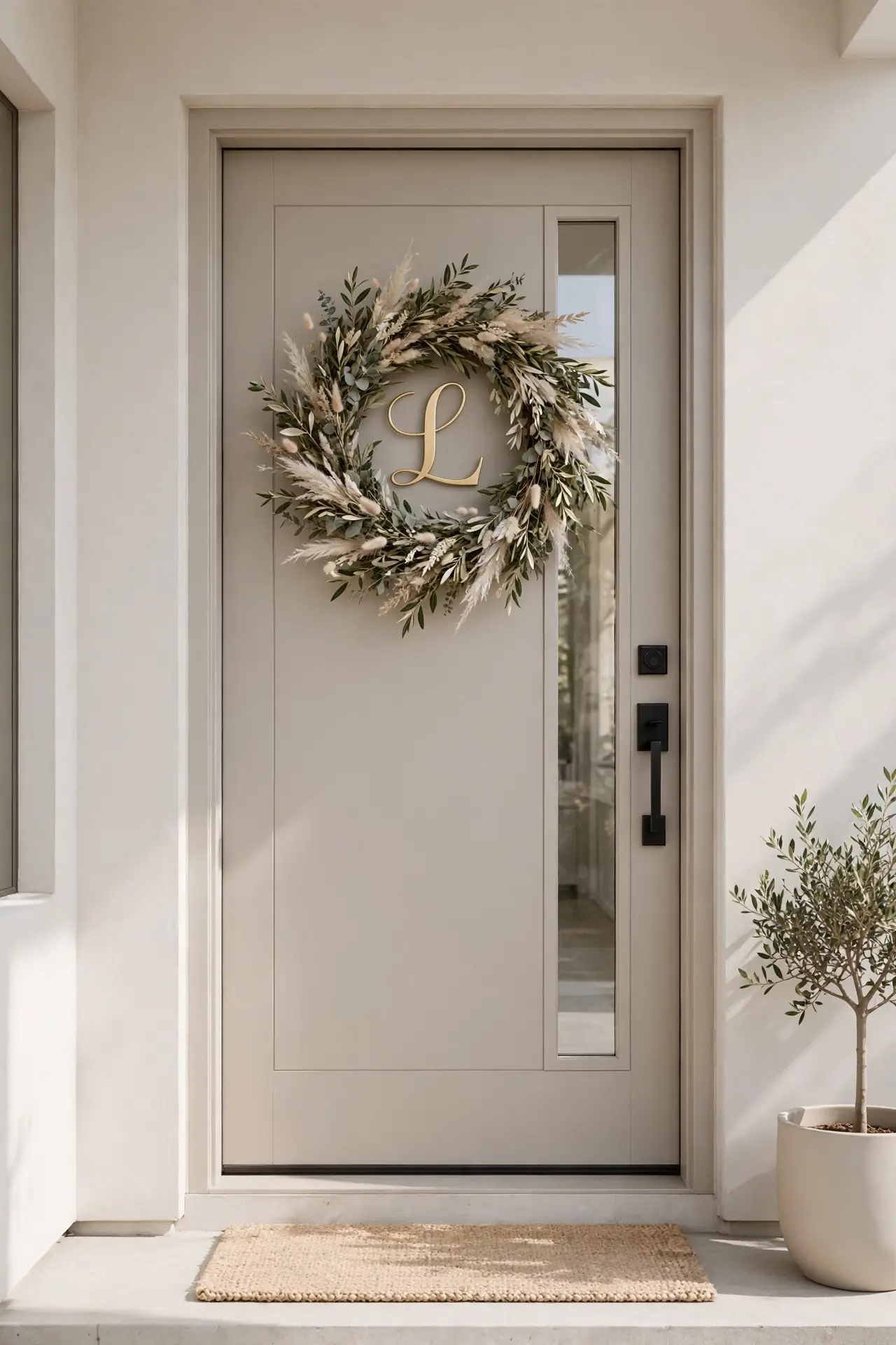 Monogram Door Decor