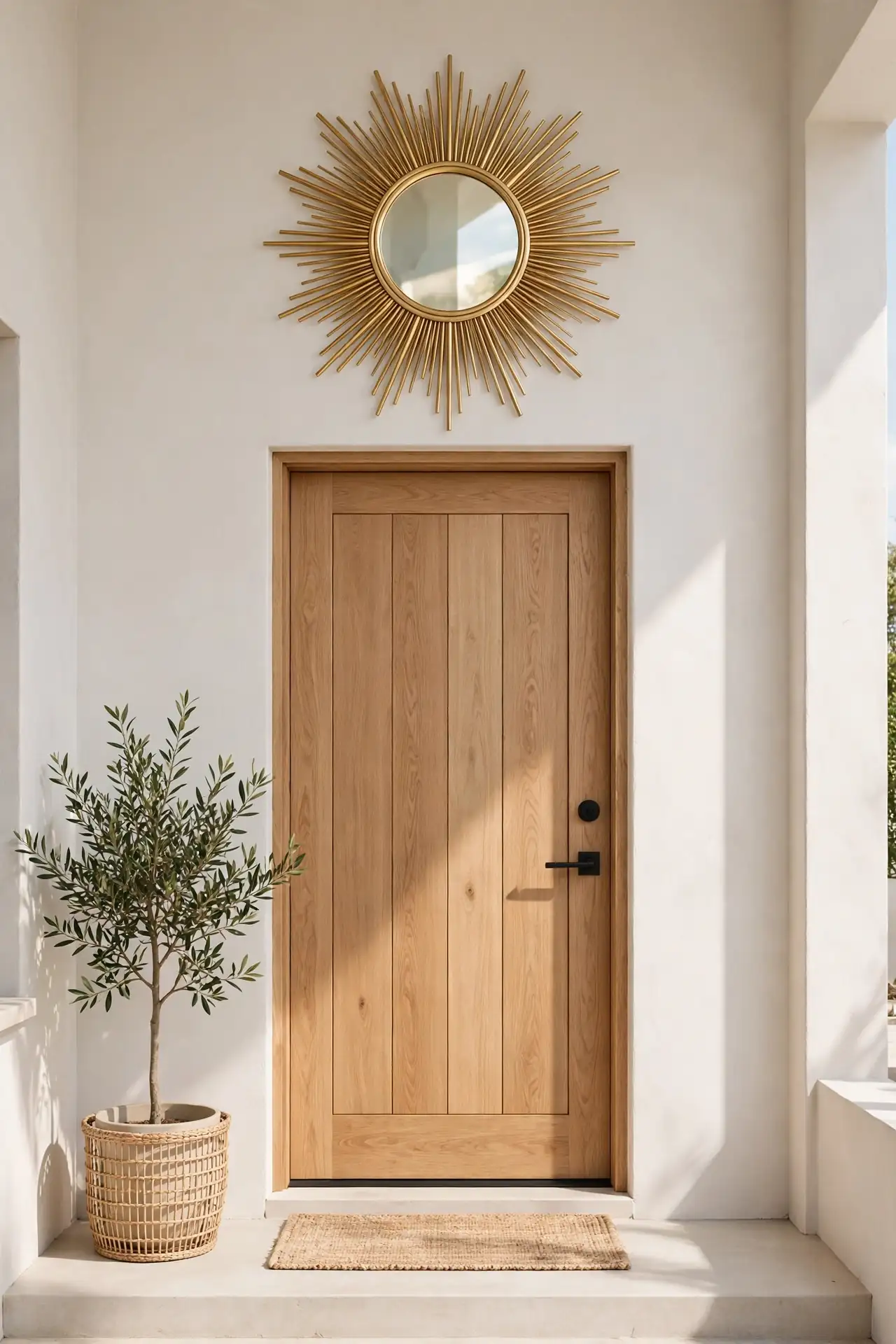 Sunburst Door Mirror