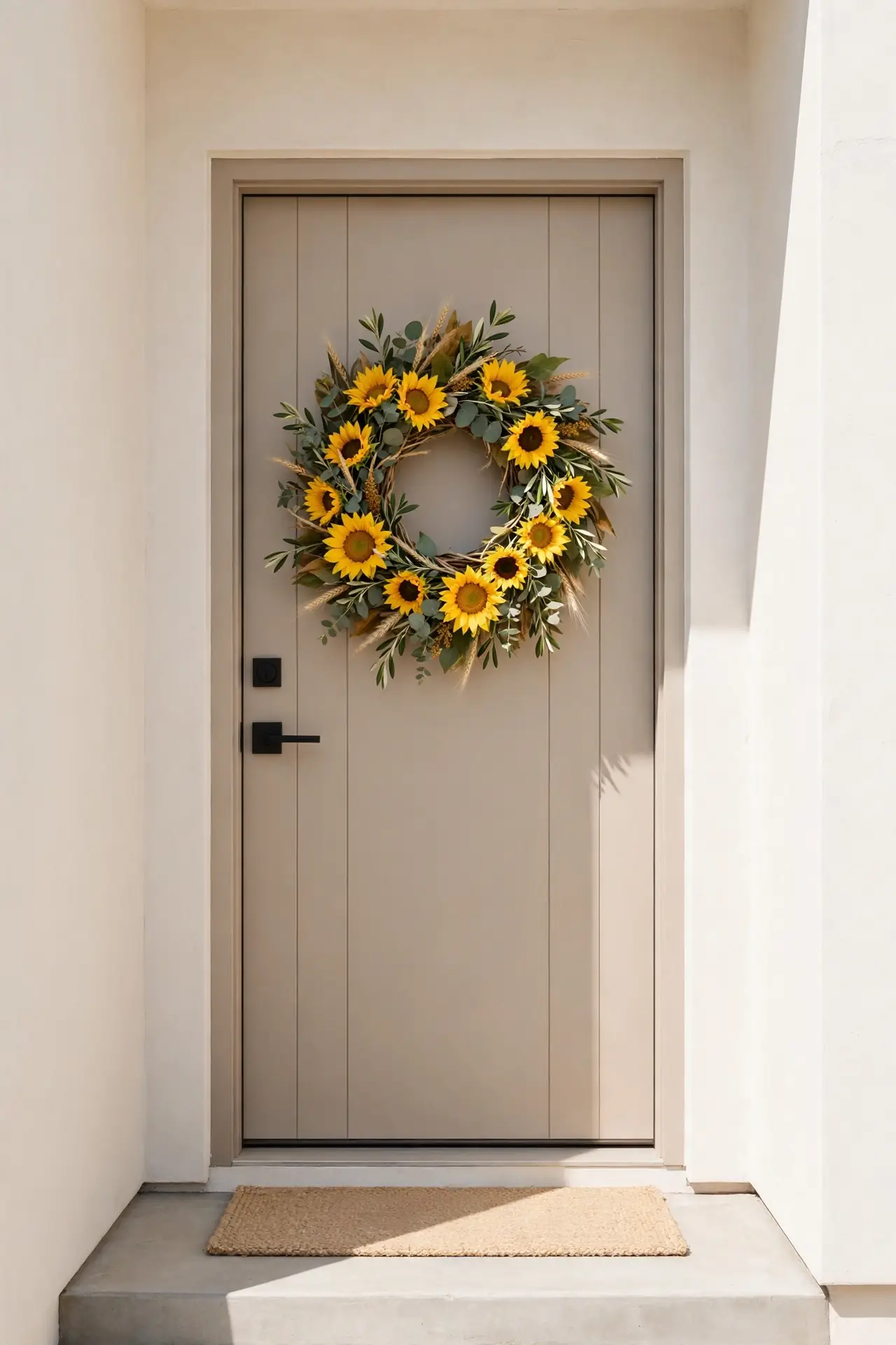 Sunflower Wreath Welcome
