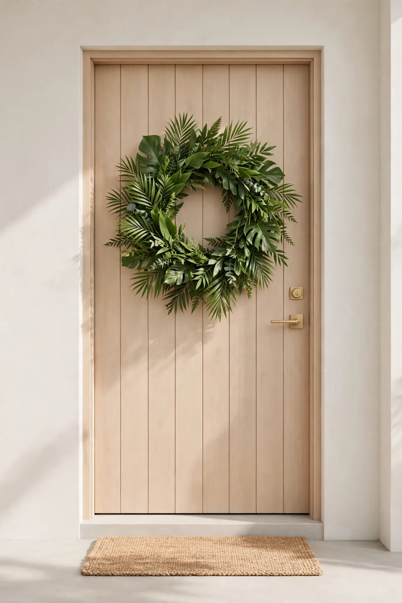 Tropical Leaf Wreath