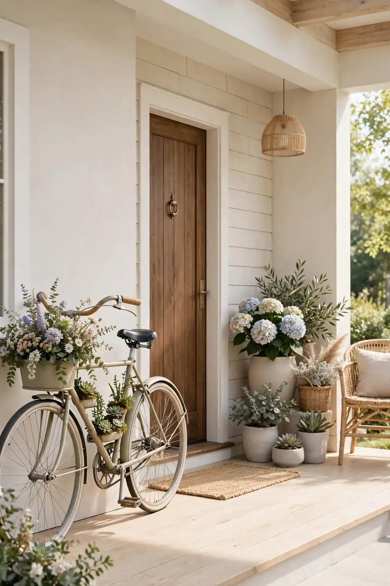 Bicycle Planter Display