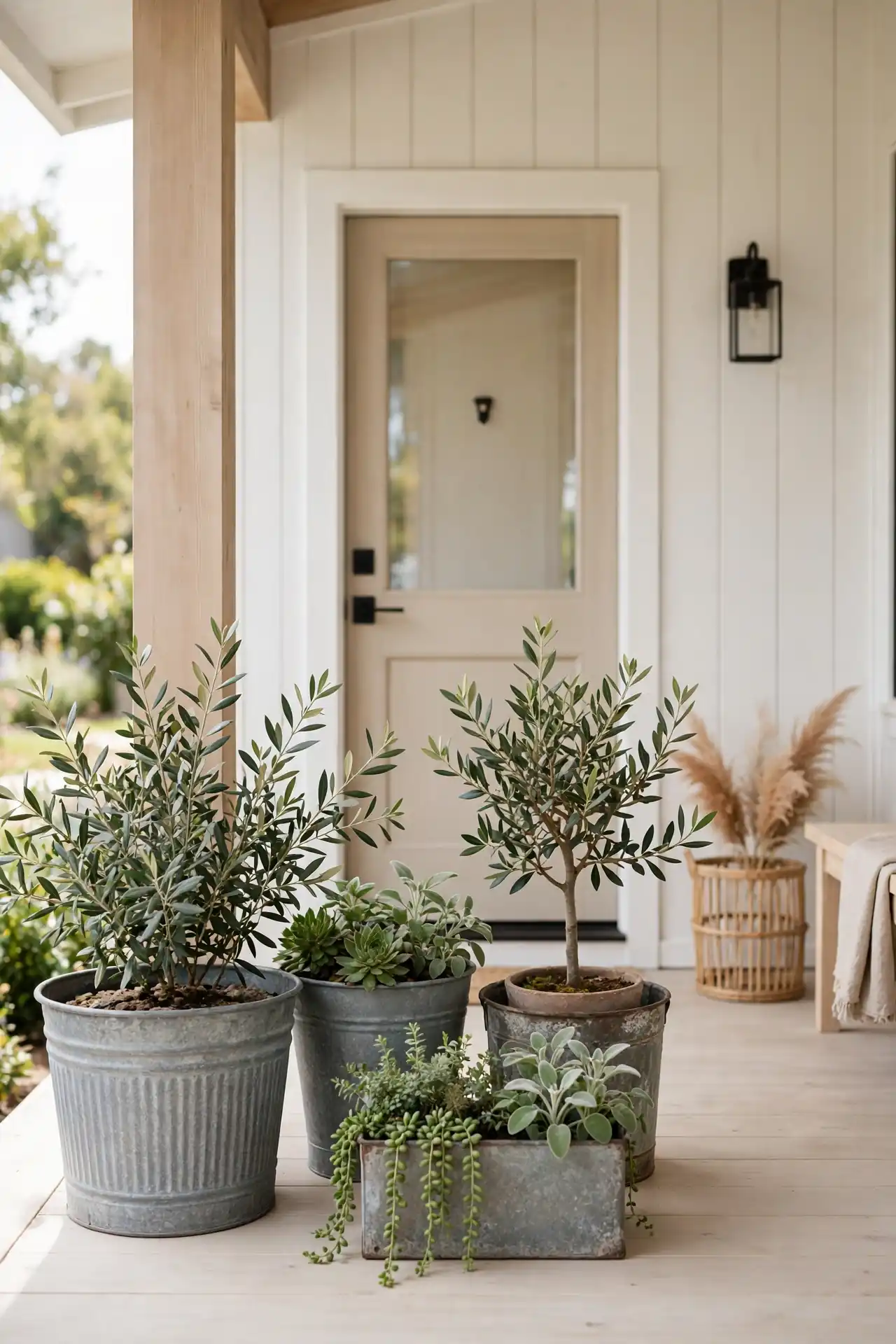 Galvanized Planters