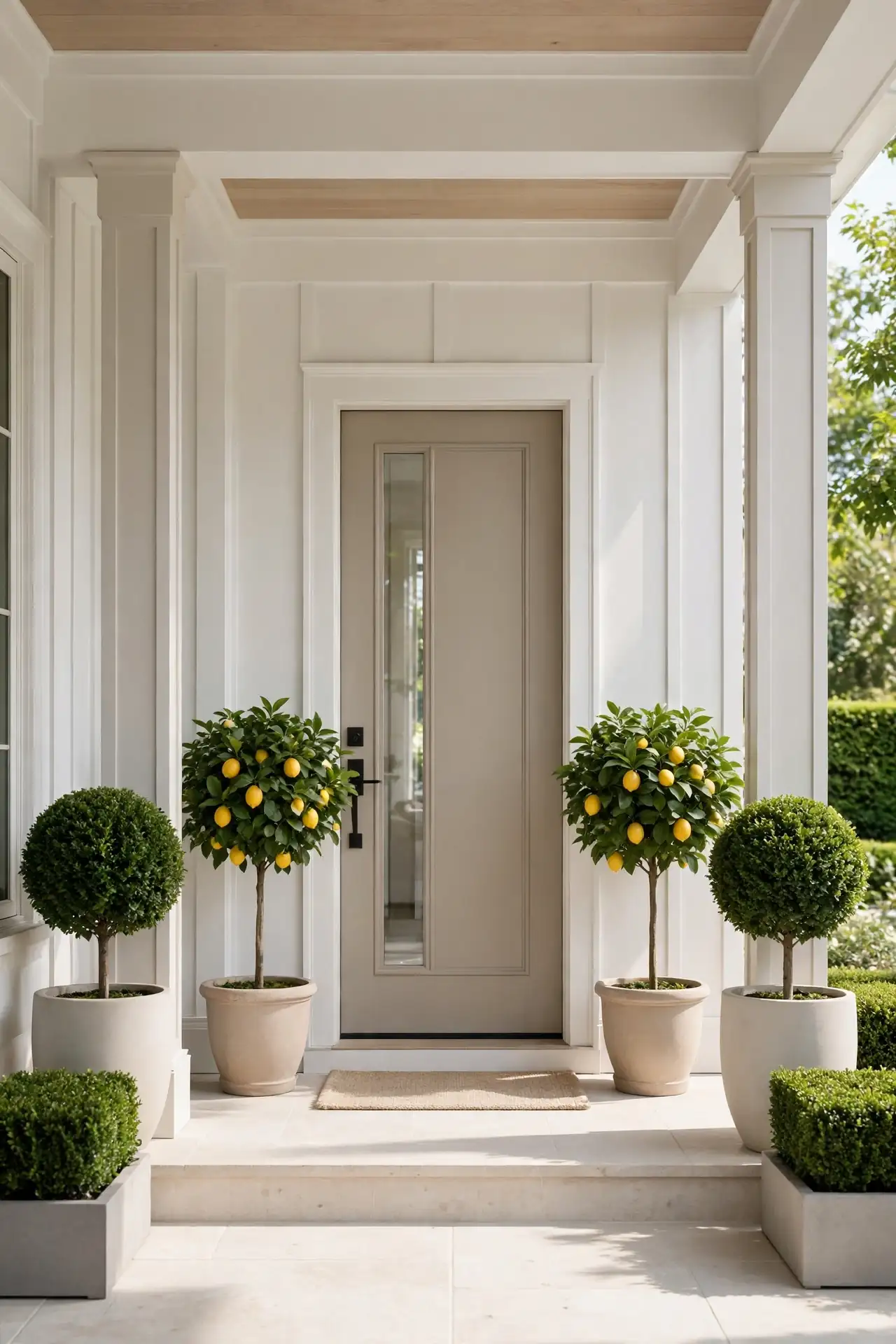 Lemon Topiary Pair