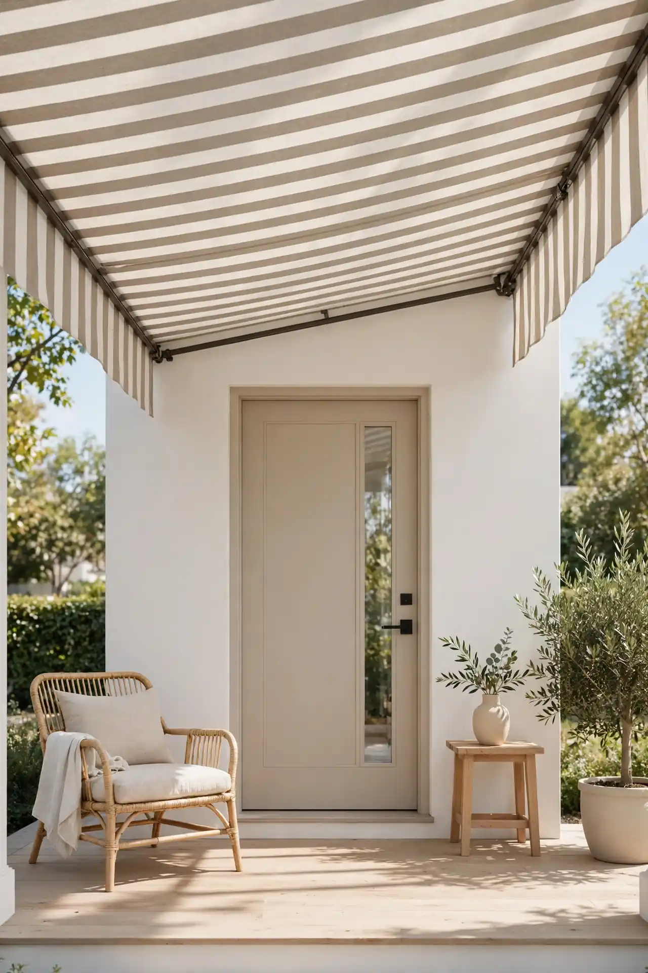 Striped Awning Shade