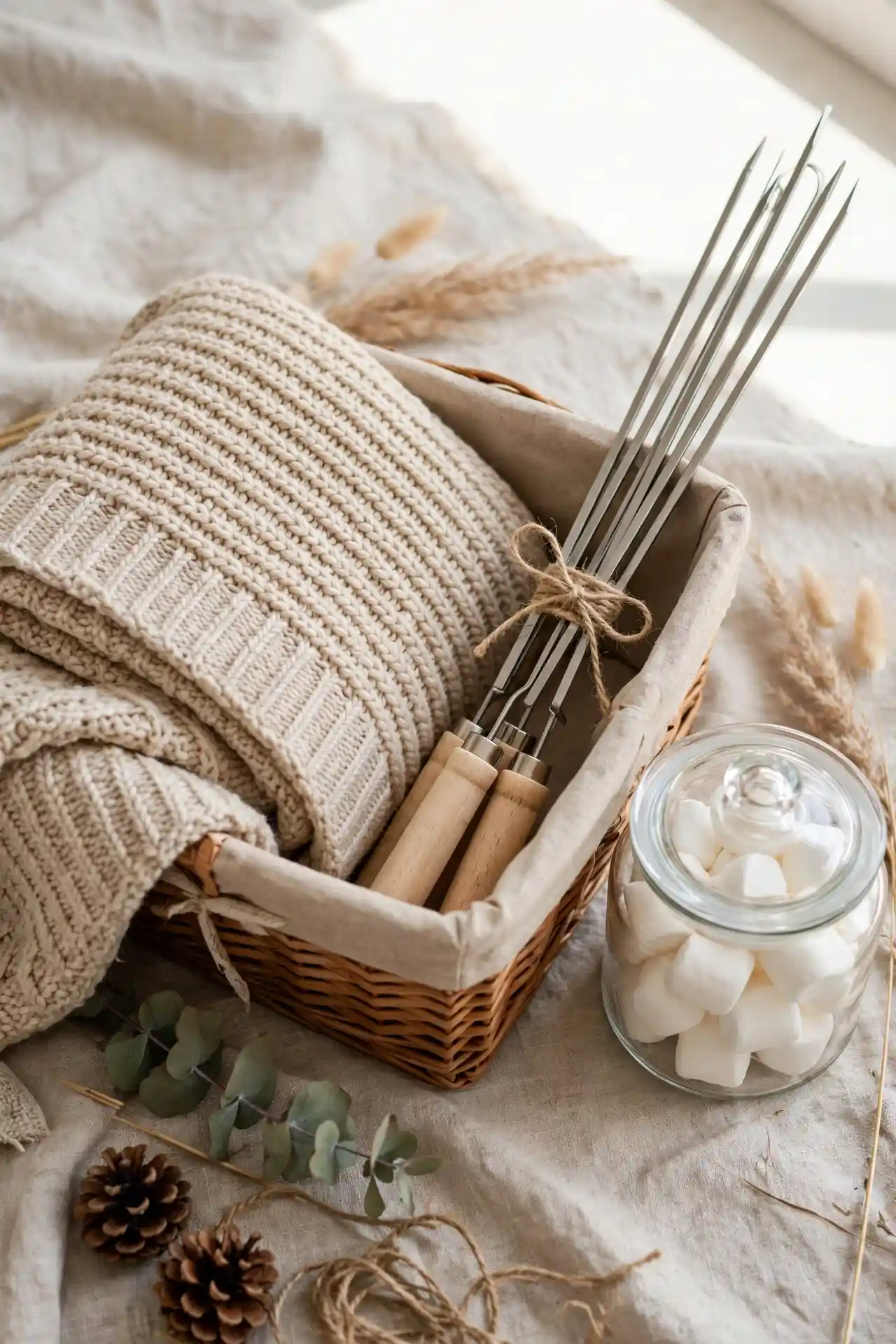 Cozy Bonfire Basket