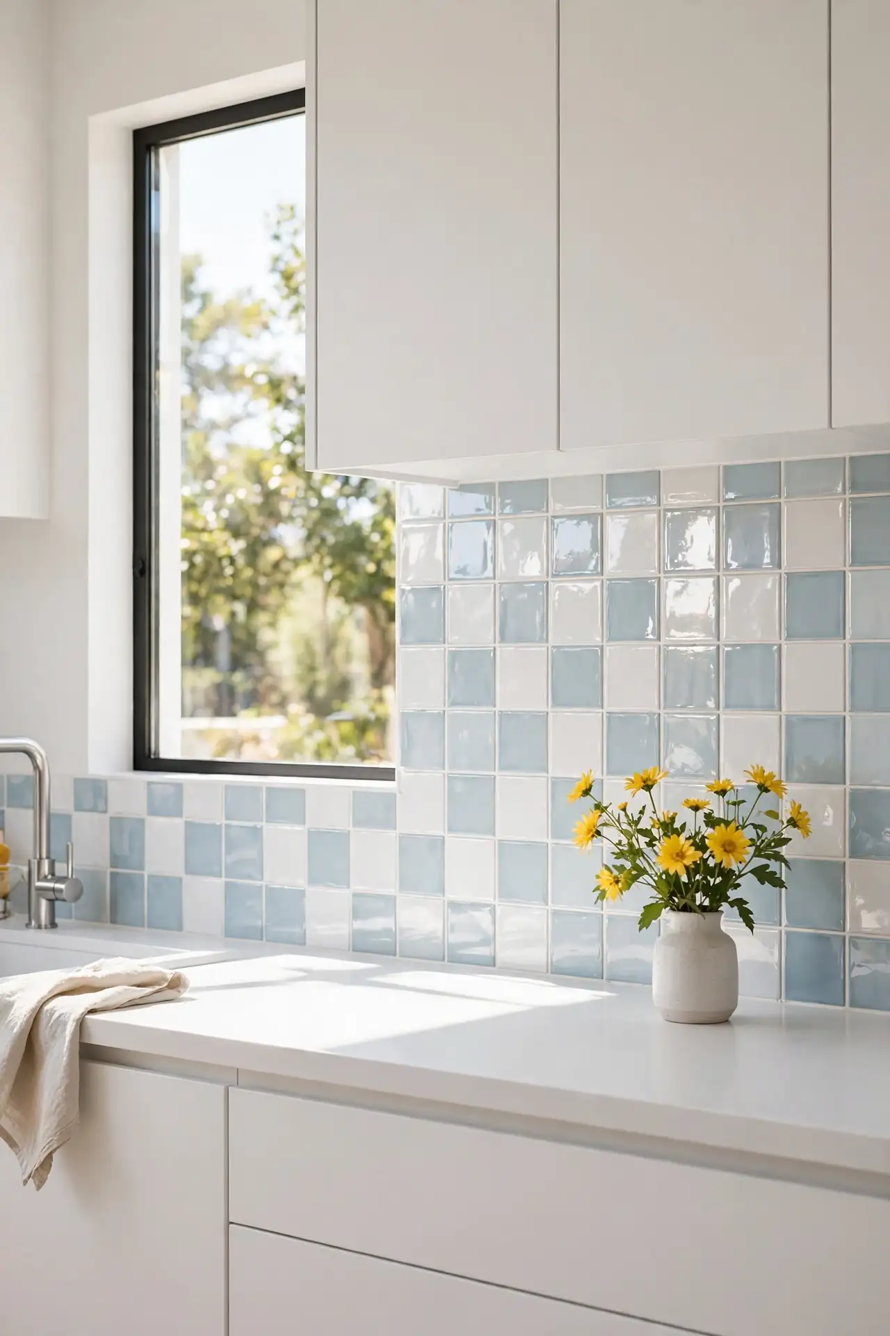 Bright Backsplash Refresh